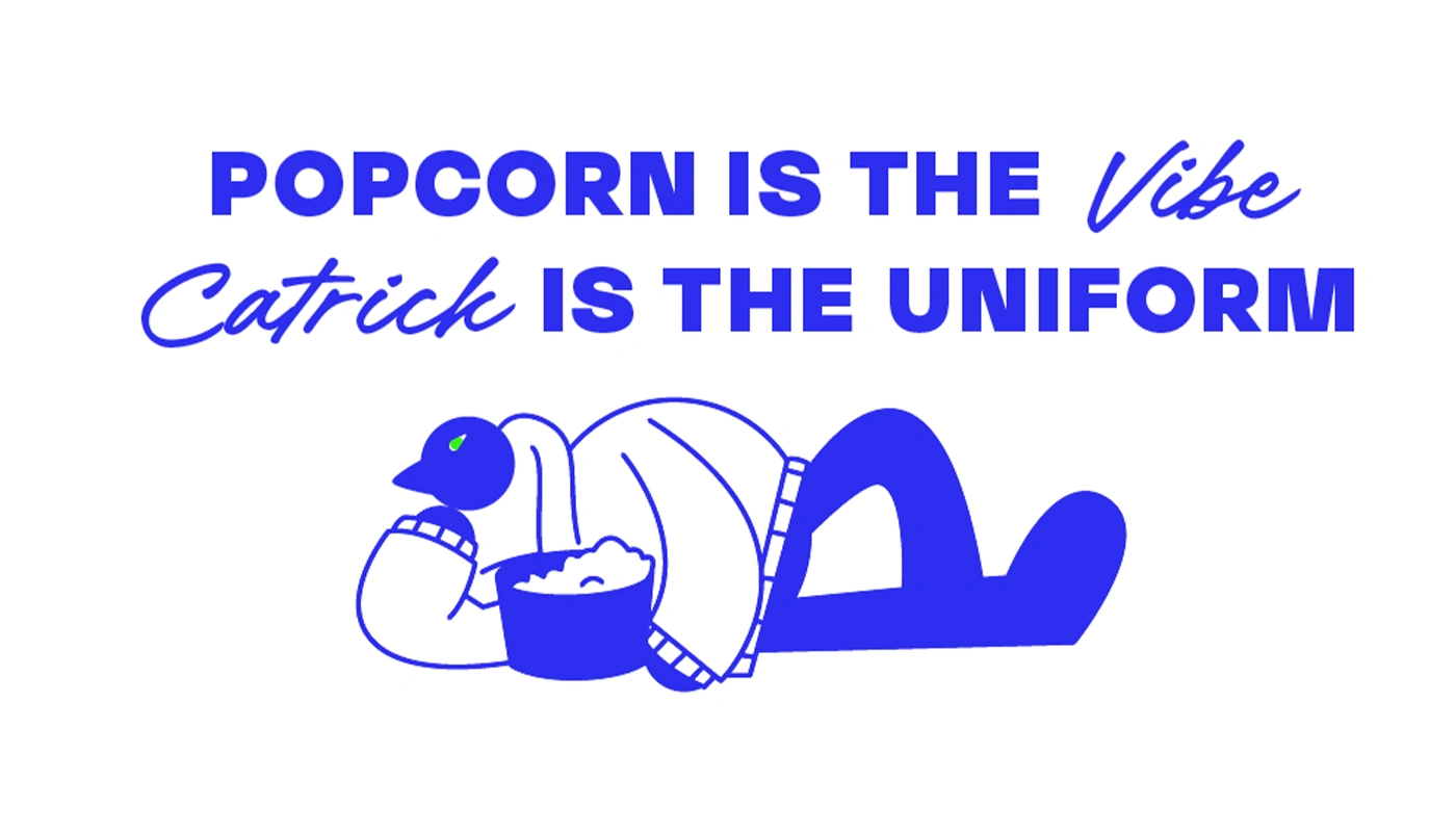 Illustration and slogan for Catrick identity