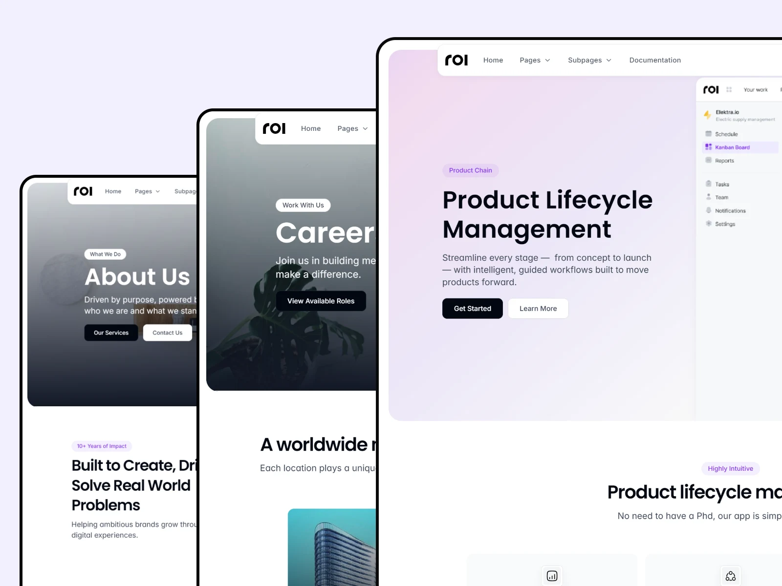 Roi is a complete UI kit