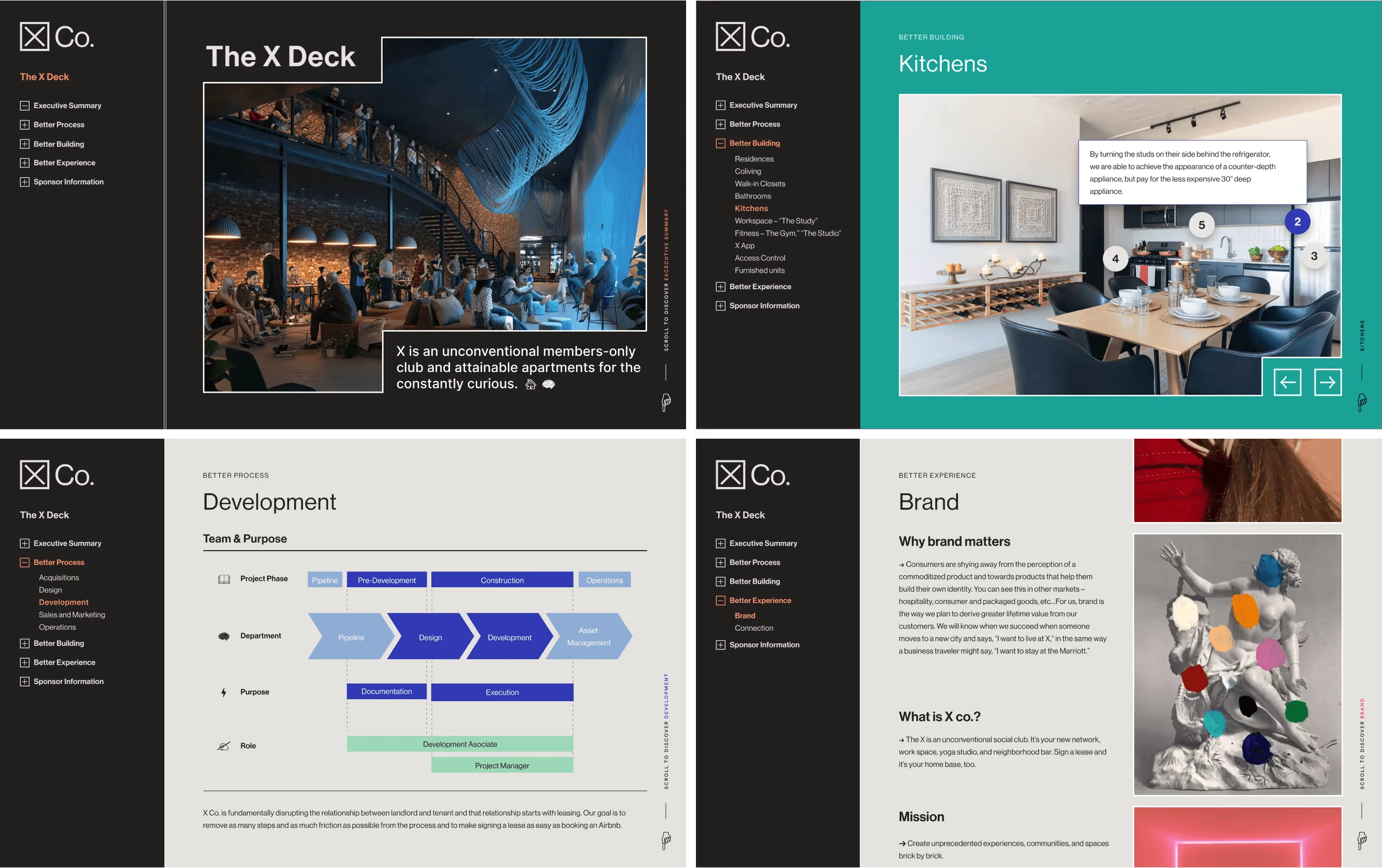 Bringing the existing brand into a more immersive presentation format.
