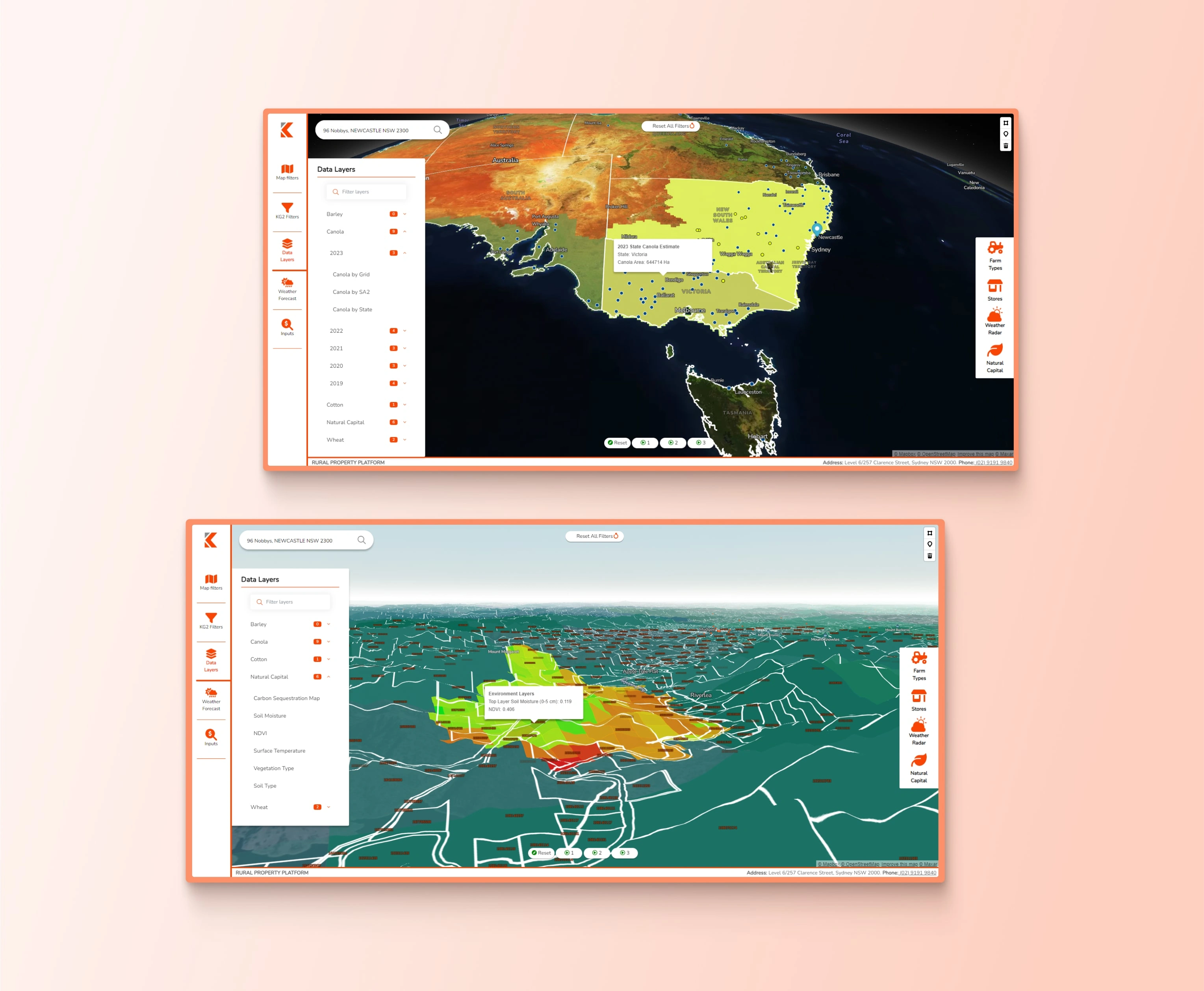 I developed these in vs code to intergrate with our backend database