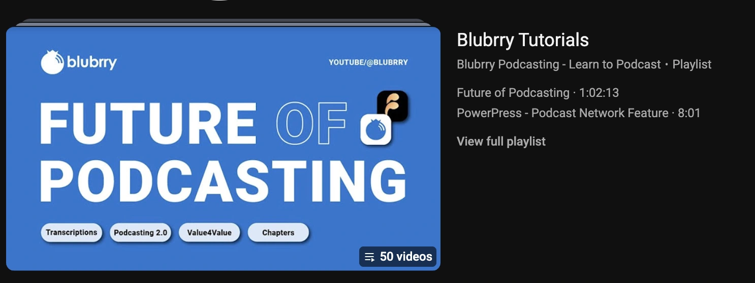 Youtube Tutorial Series
