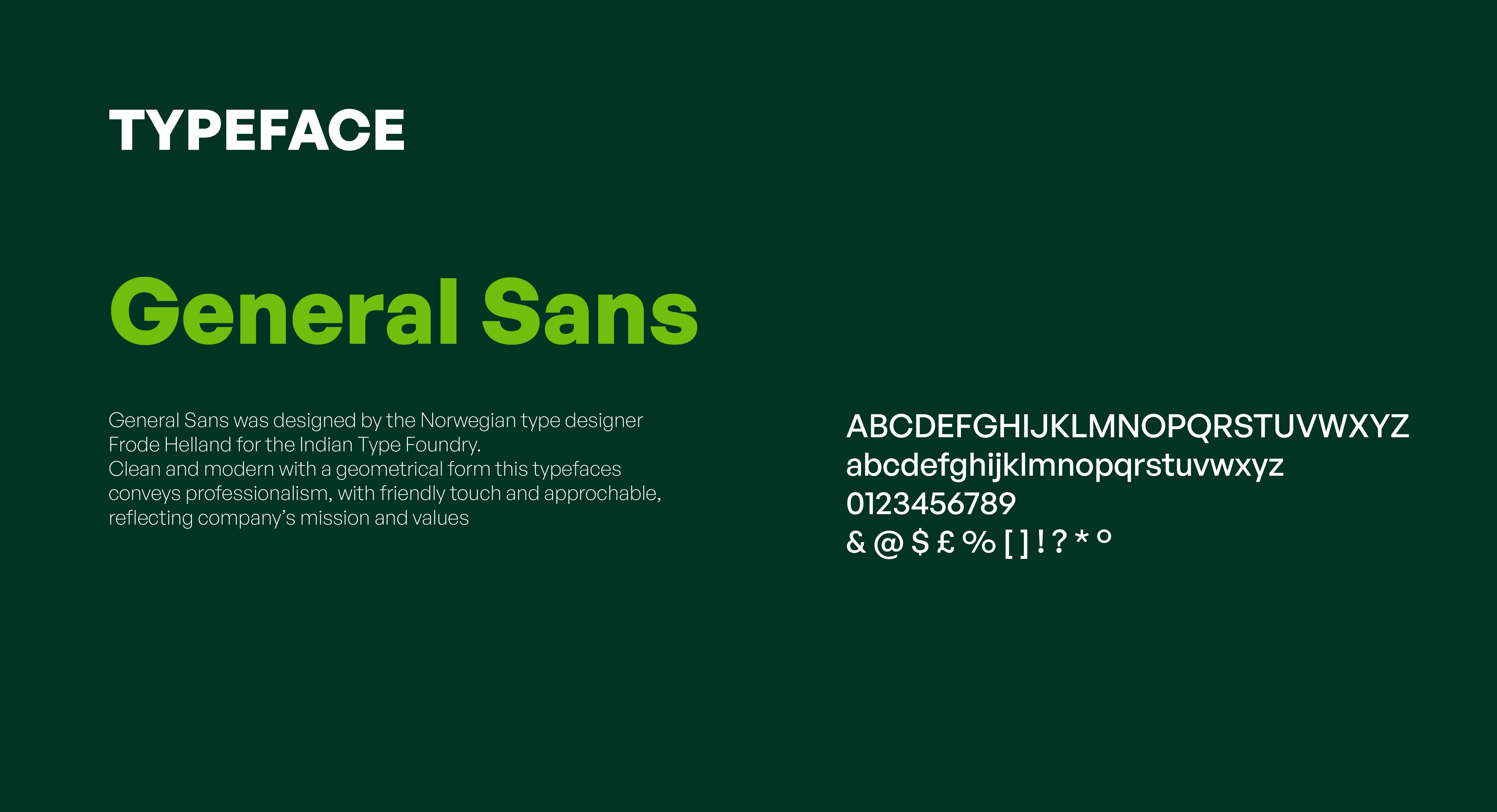 A typefece bold enough to impose and provide a feeling of protection