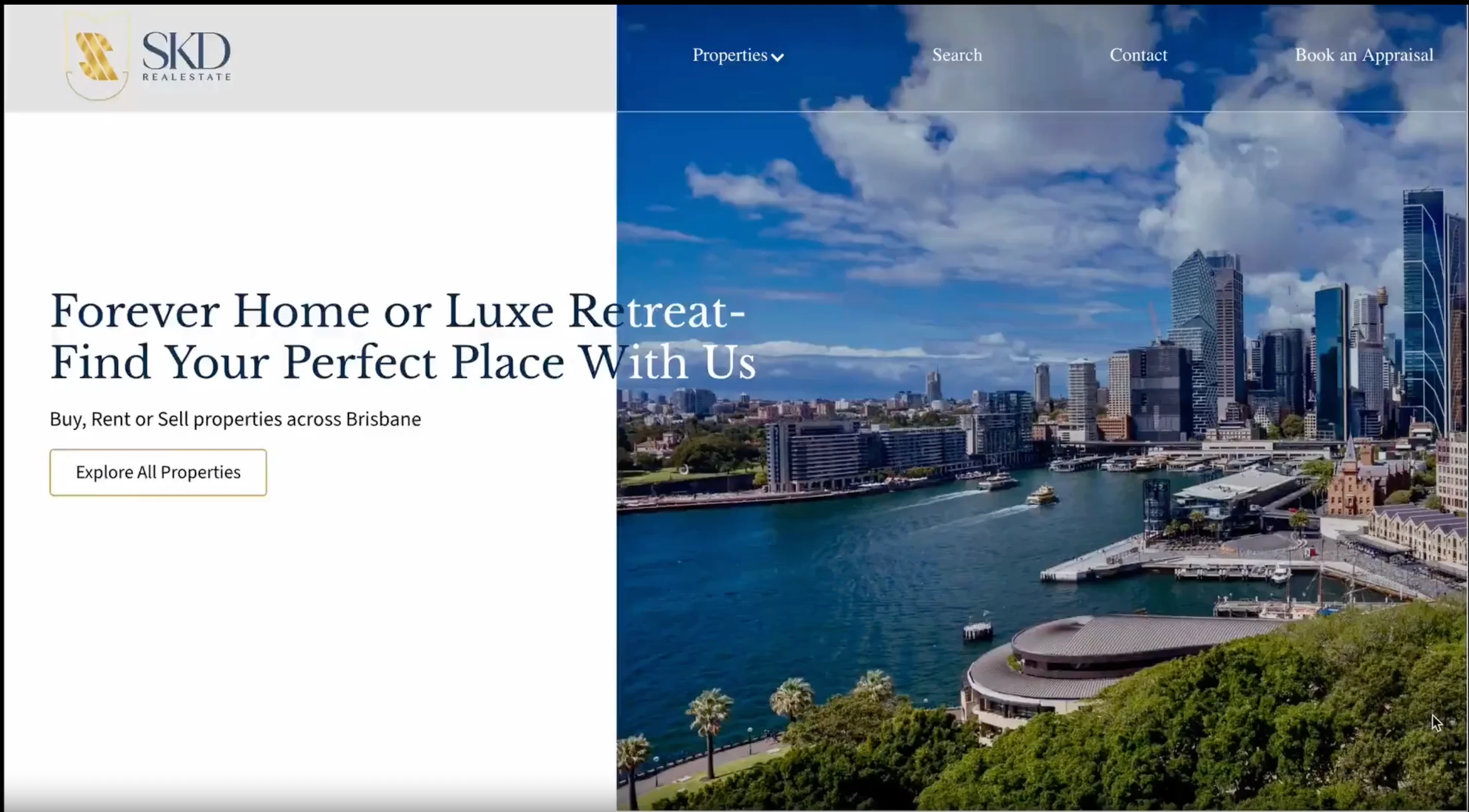 SKD Real Estate Hero Section