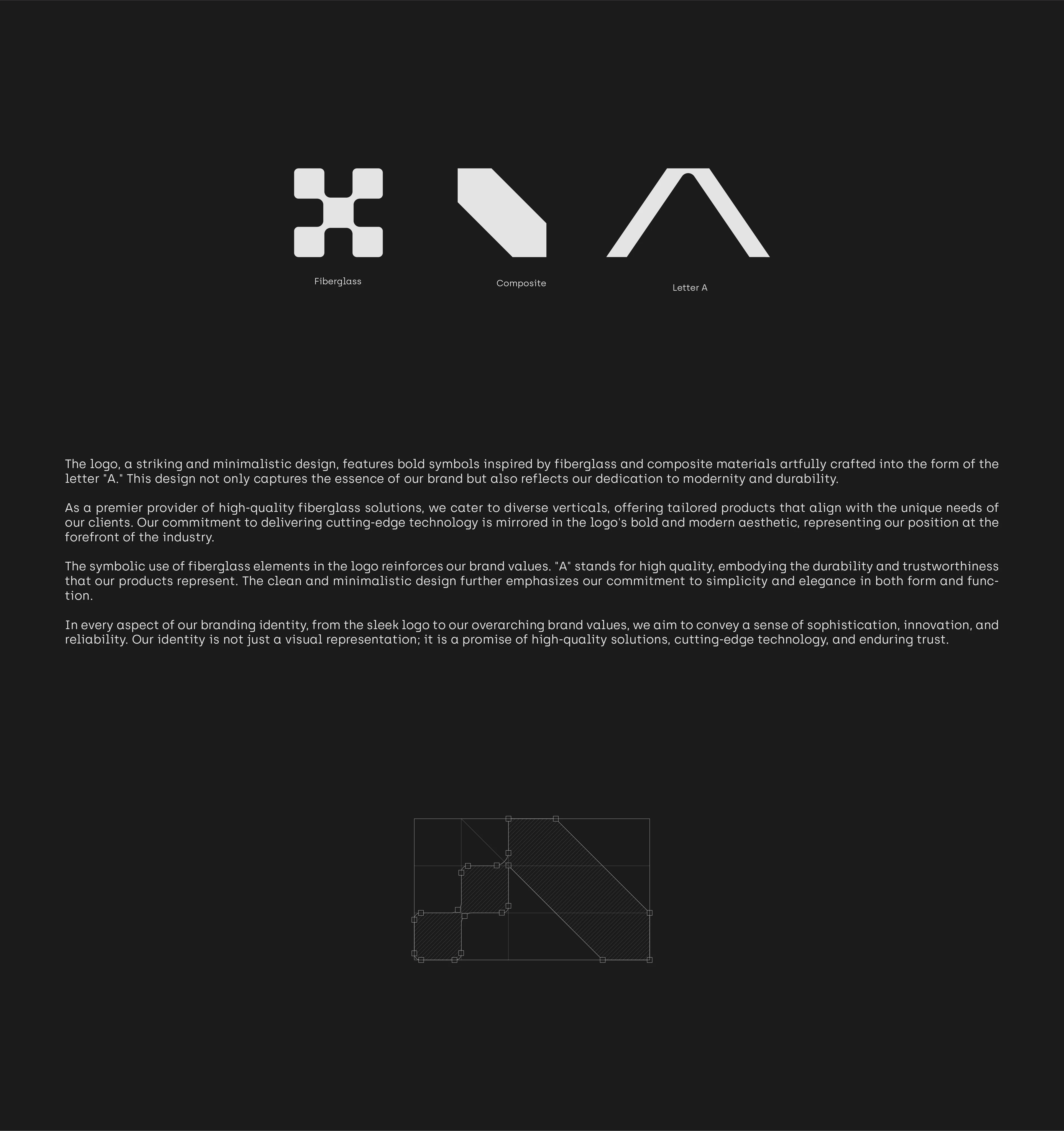 grid construction & logo explanation