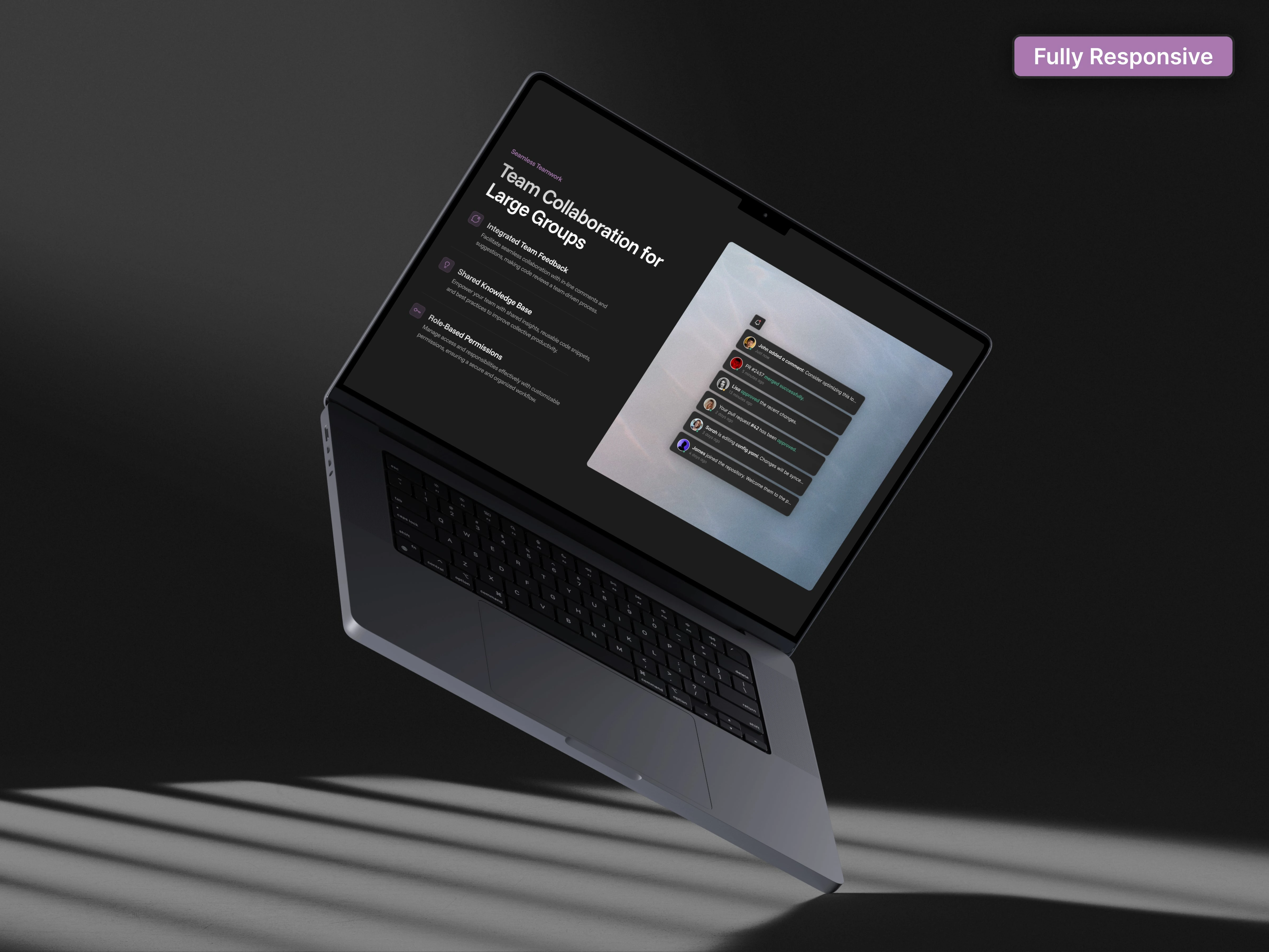 Features screen