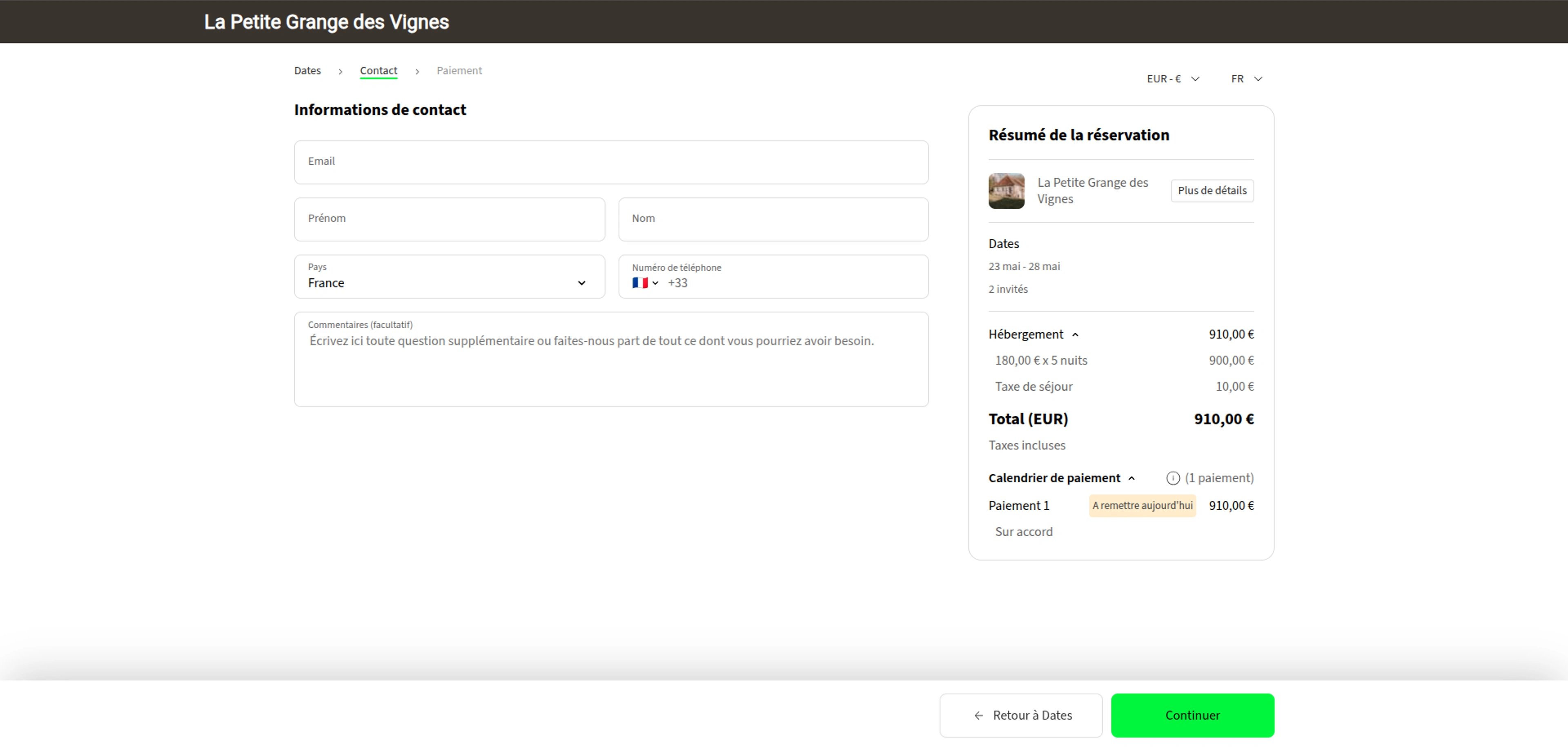booking systems connected