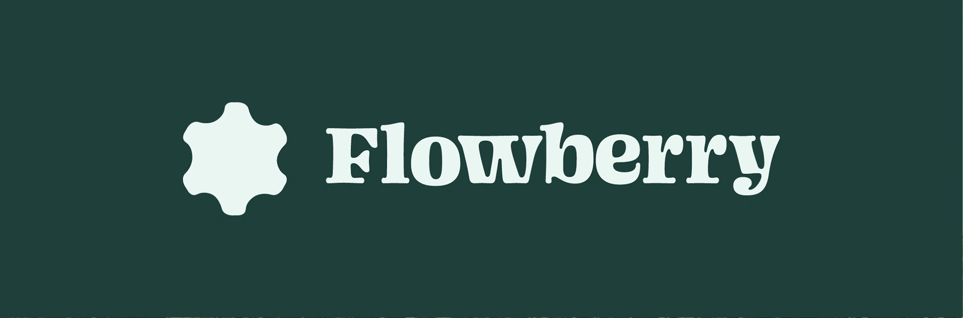 Full logo.  The sign echoes a blender knife shape from above. The type part is "flowing" 