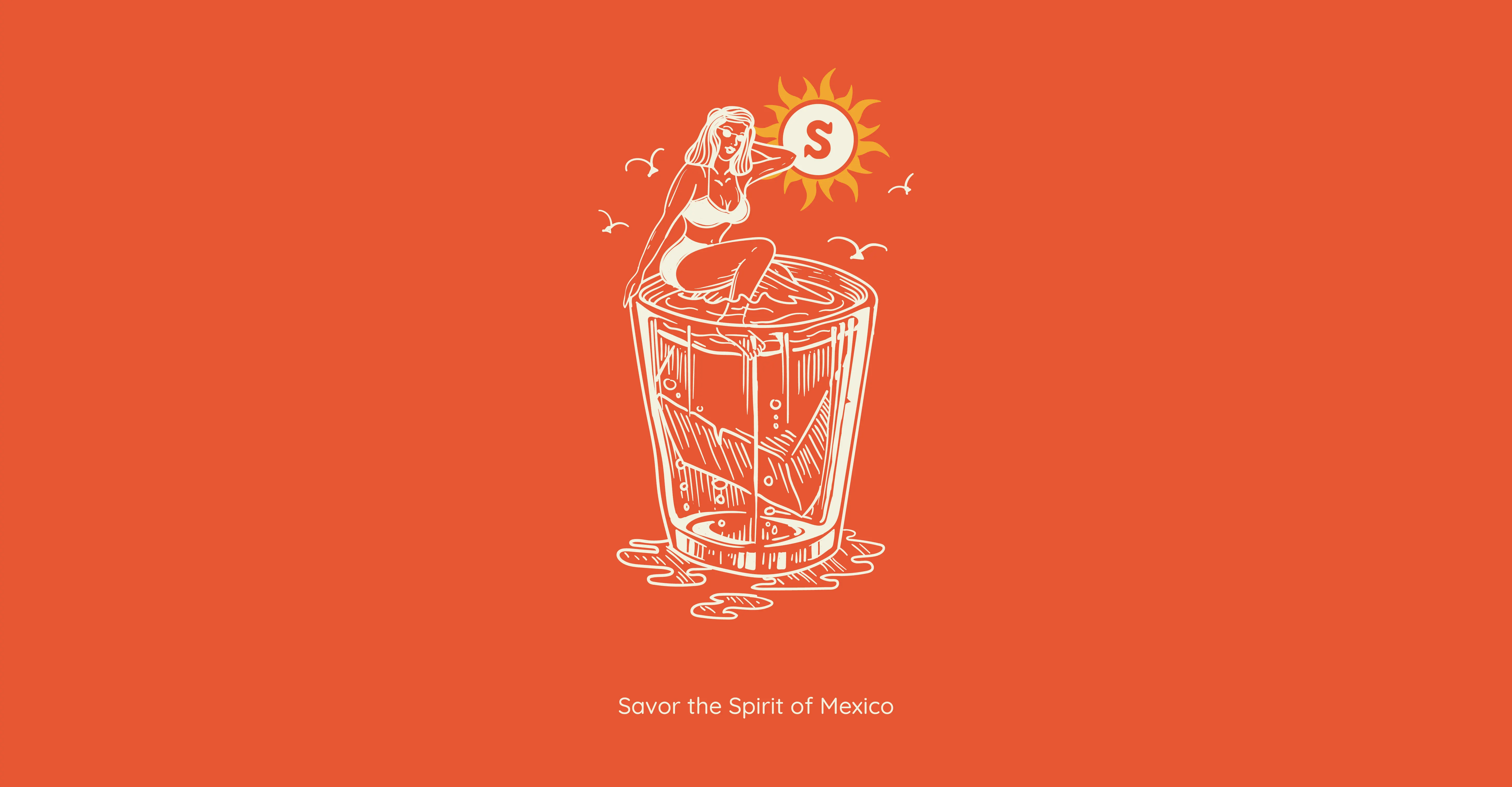 Illustration with Submark Logo