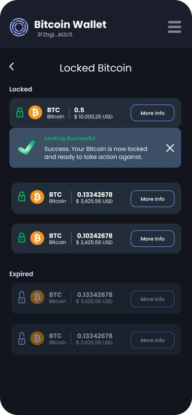 Clear success states to confirm the DLC is active and secure.
