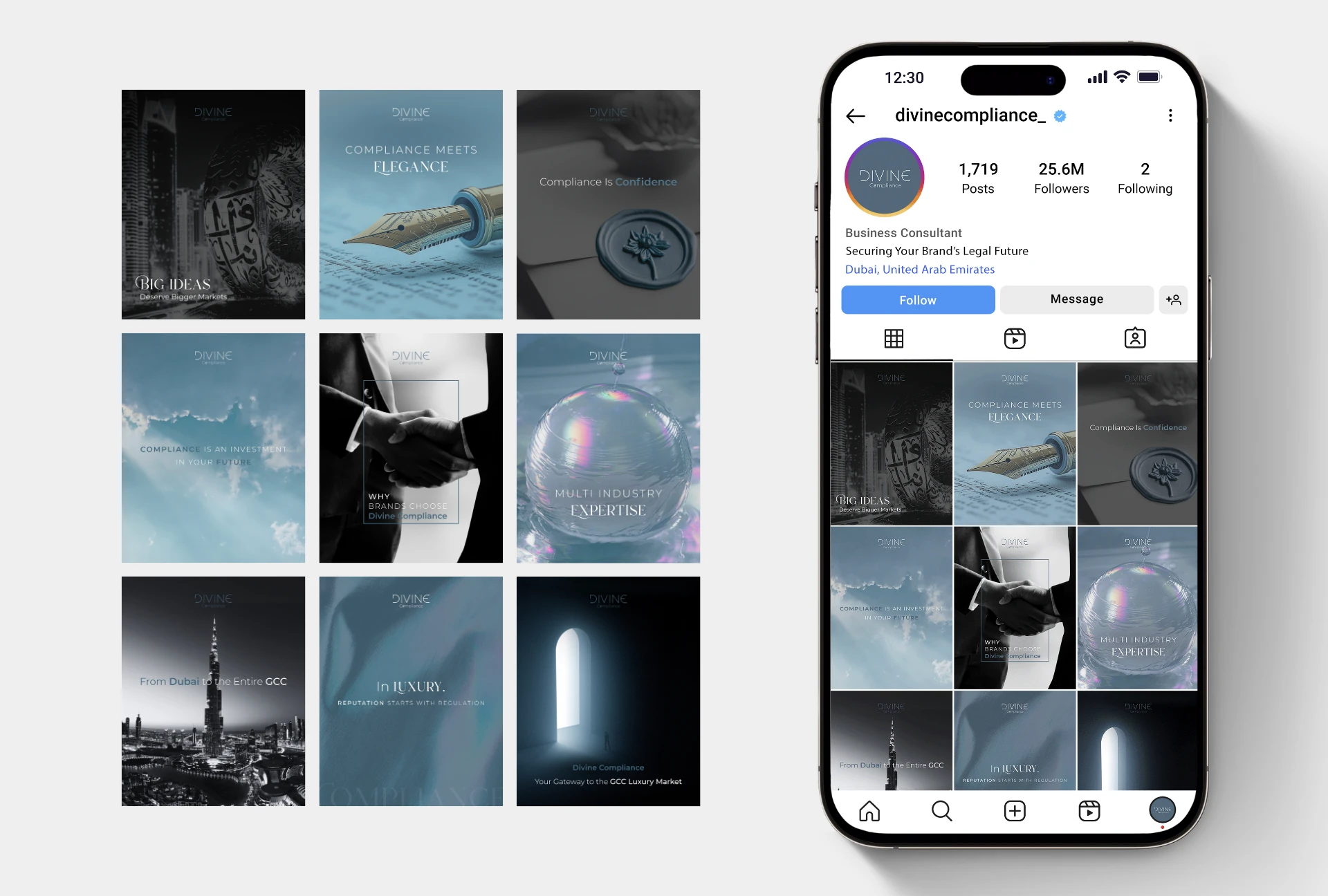Divine Compliance - IG Feed Grid