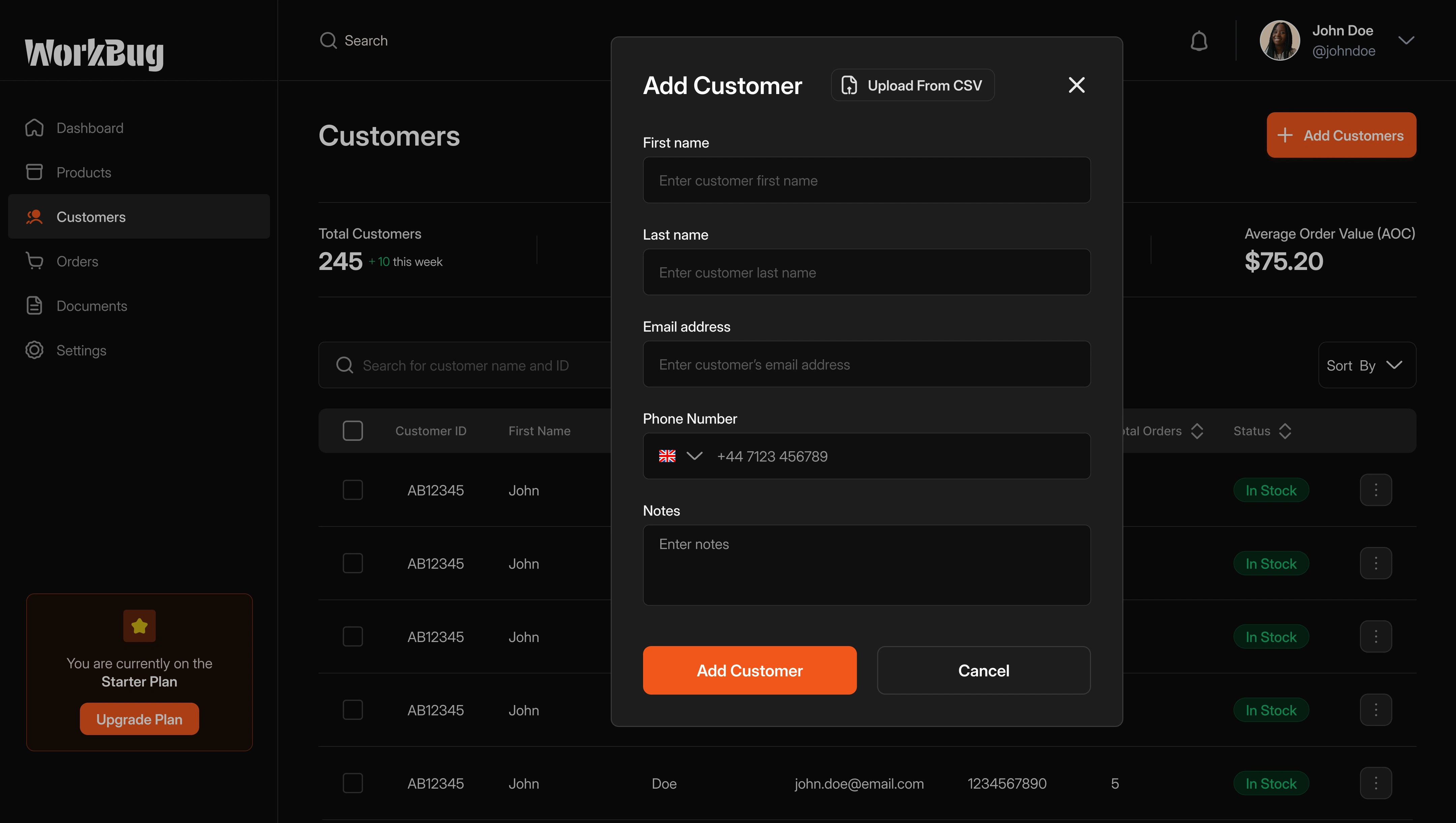 Add customer