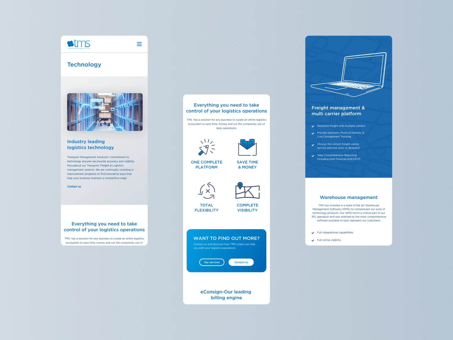 Responsive mobile breakpoints