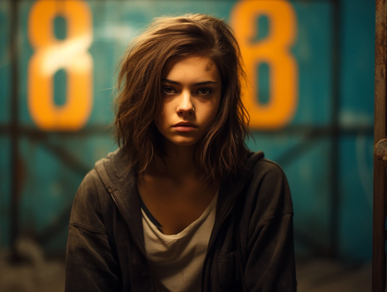 This was the character created by the team of AI Artists I led. We used her face consistently through the storyboard and pitchdeck.