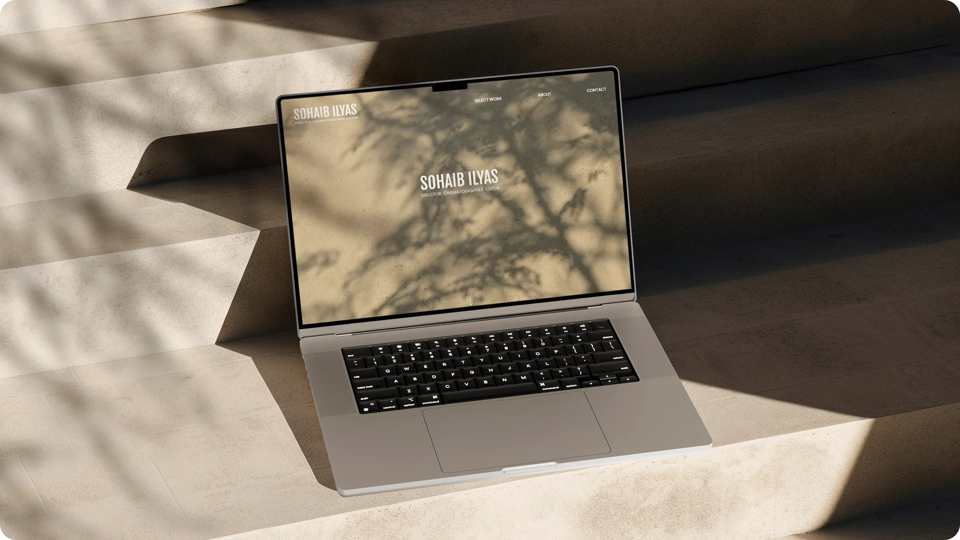 sohaibilyas.me website mockup