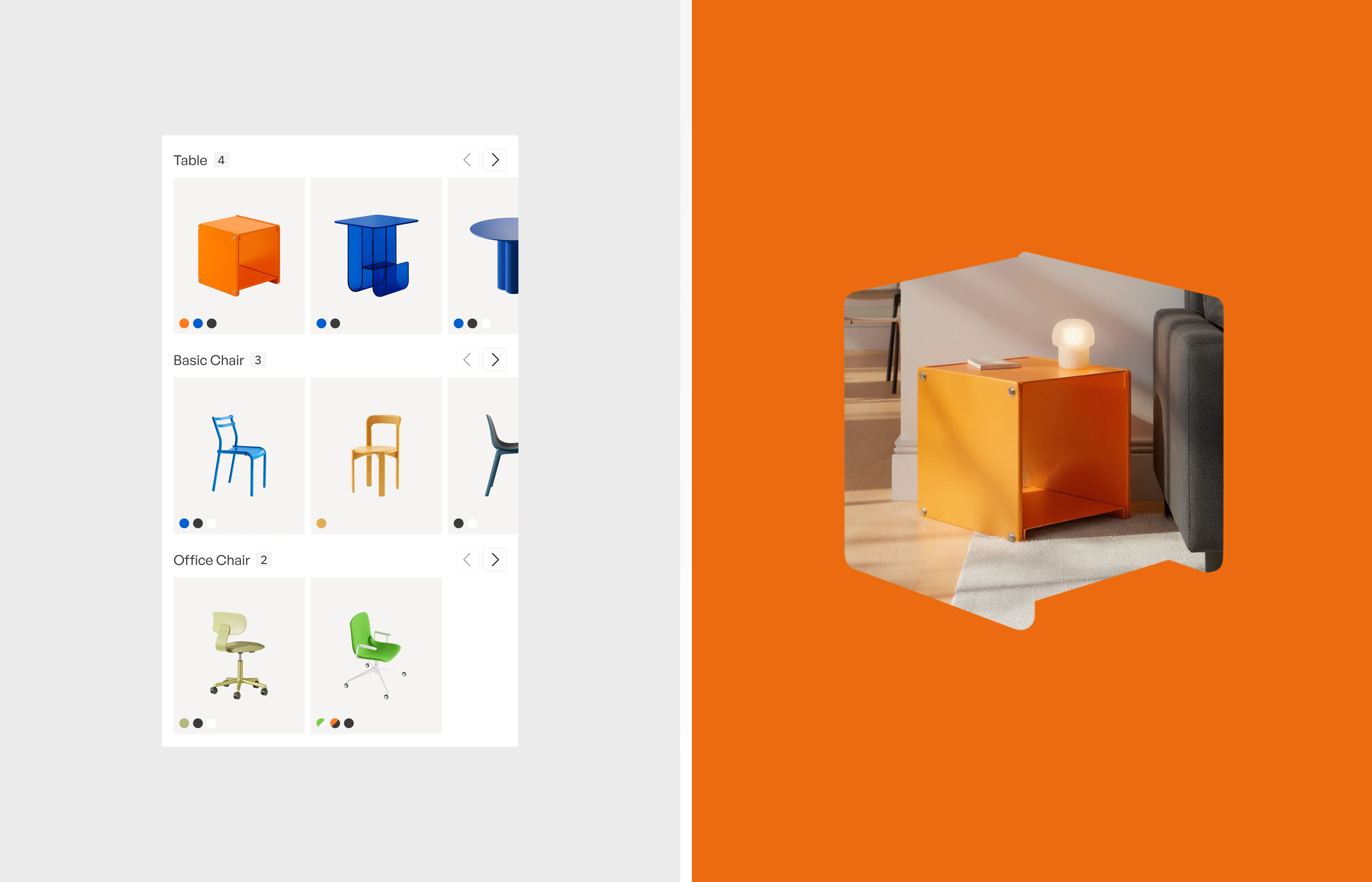 Keiro Cube Table, simple & bold.