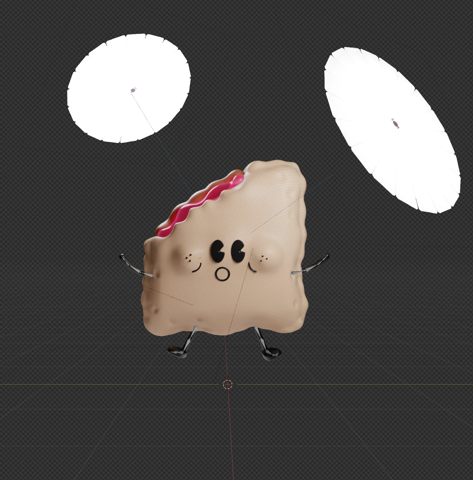 Behind the scenes in Blender