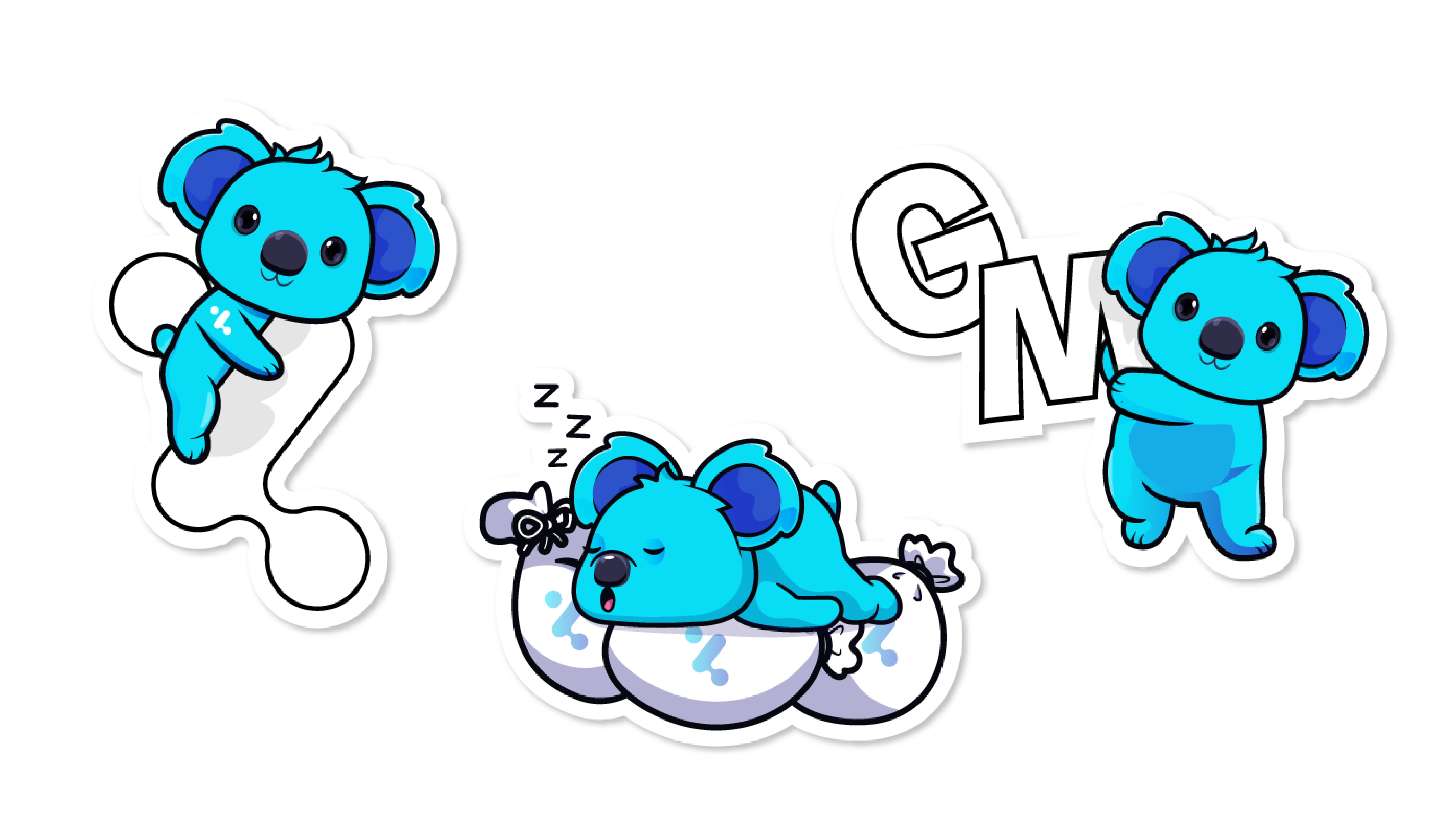 Played into the koala's natural poses.