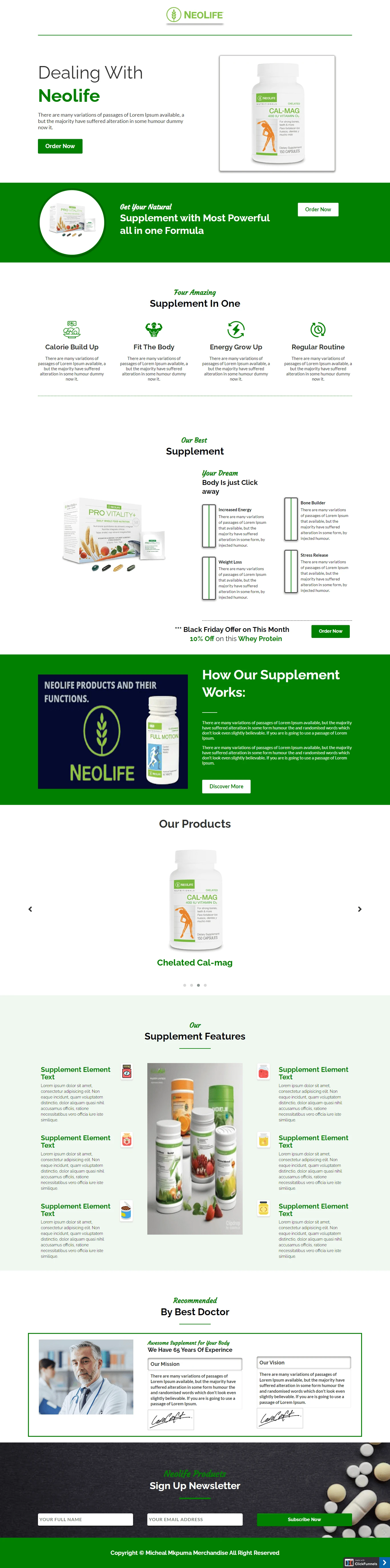 Sales Page
