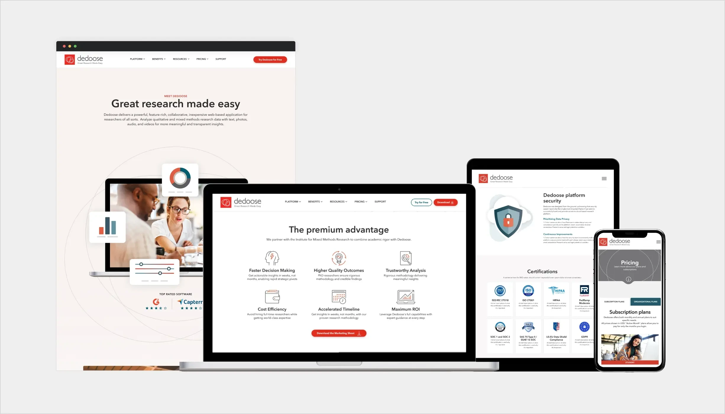 A new and improved Dedoose interface