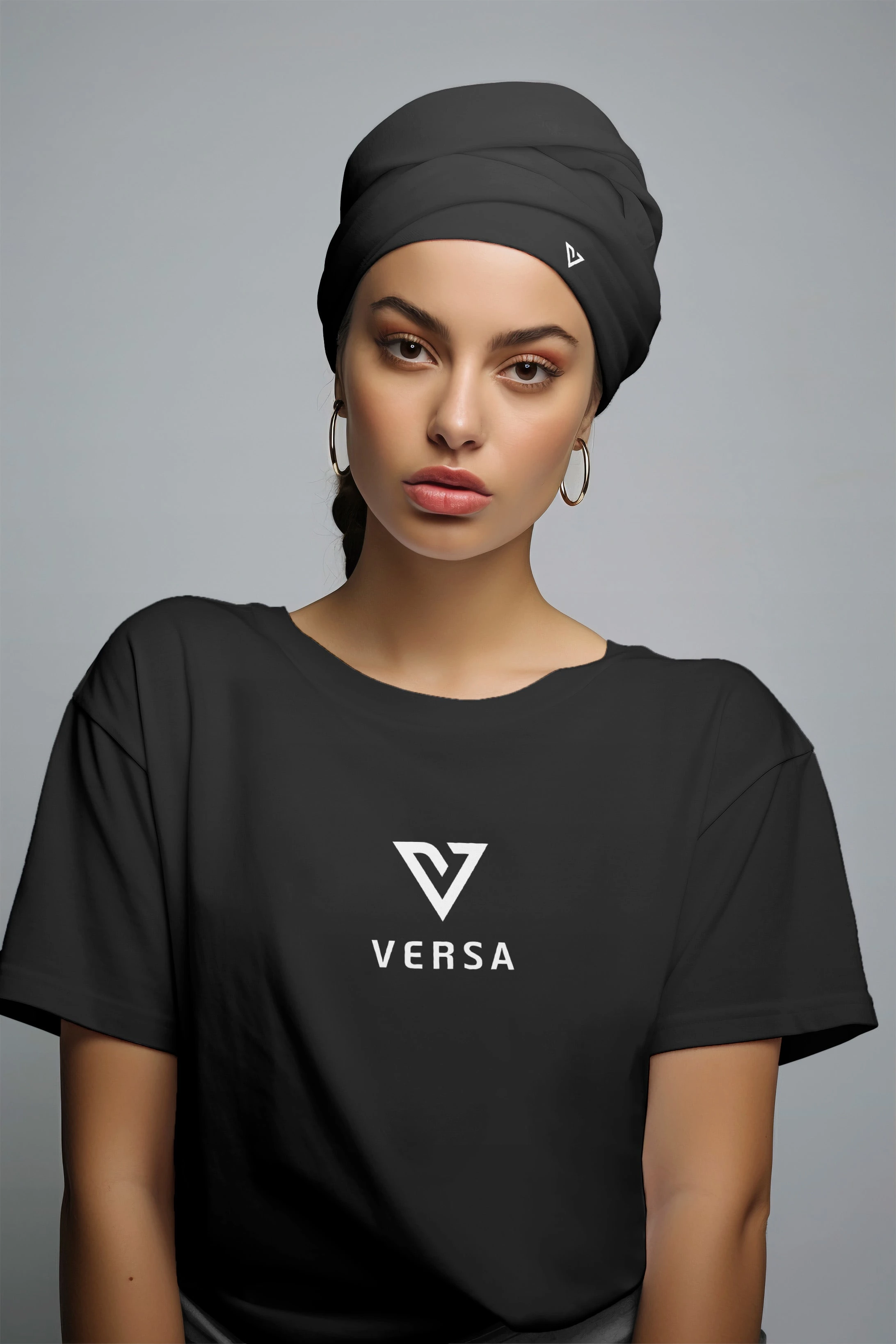 The Versa logo in Clothing