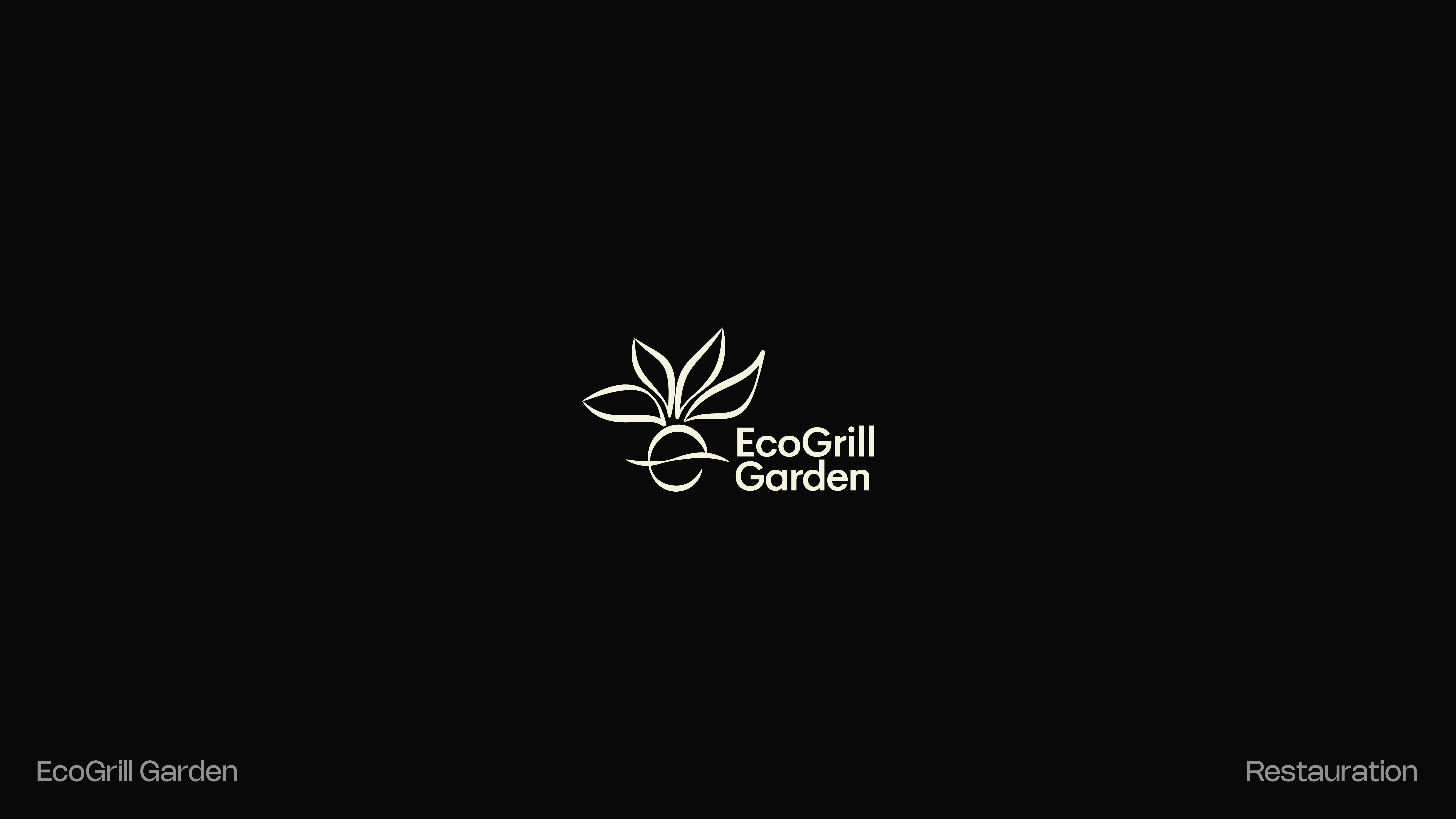 Ecogrill Garden a logo created for a vegetartian restaurant