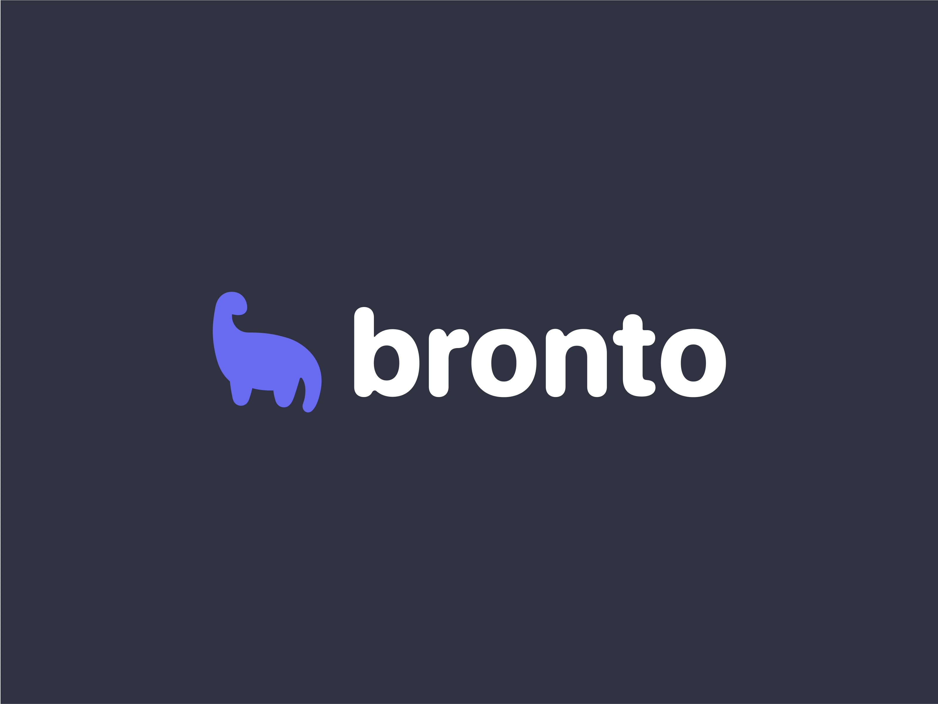 Bronto Logo- Customized Logotype and Custom Glyph