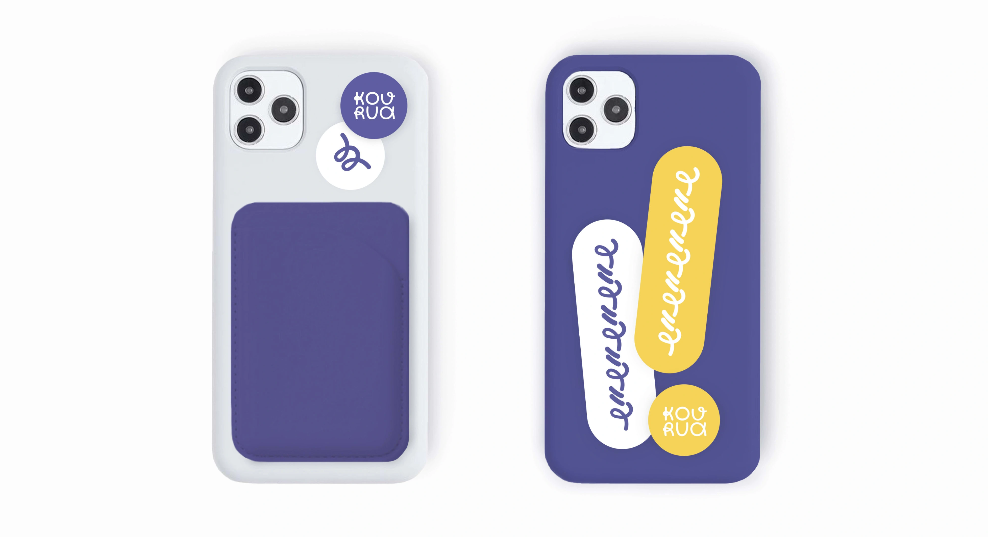 Visualisation of using branded stickers