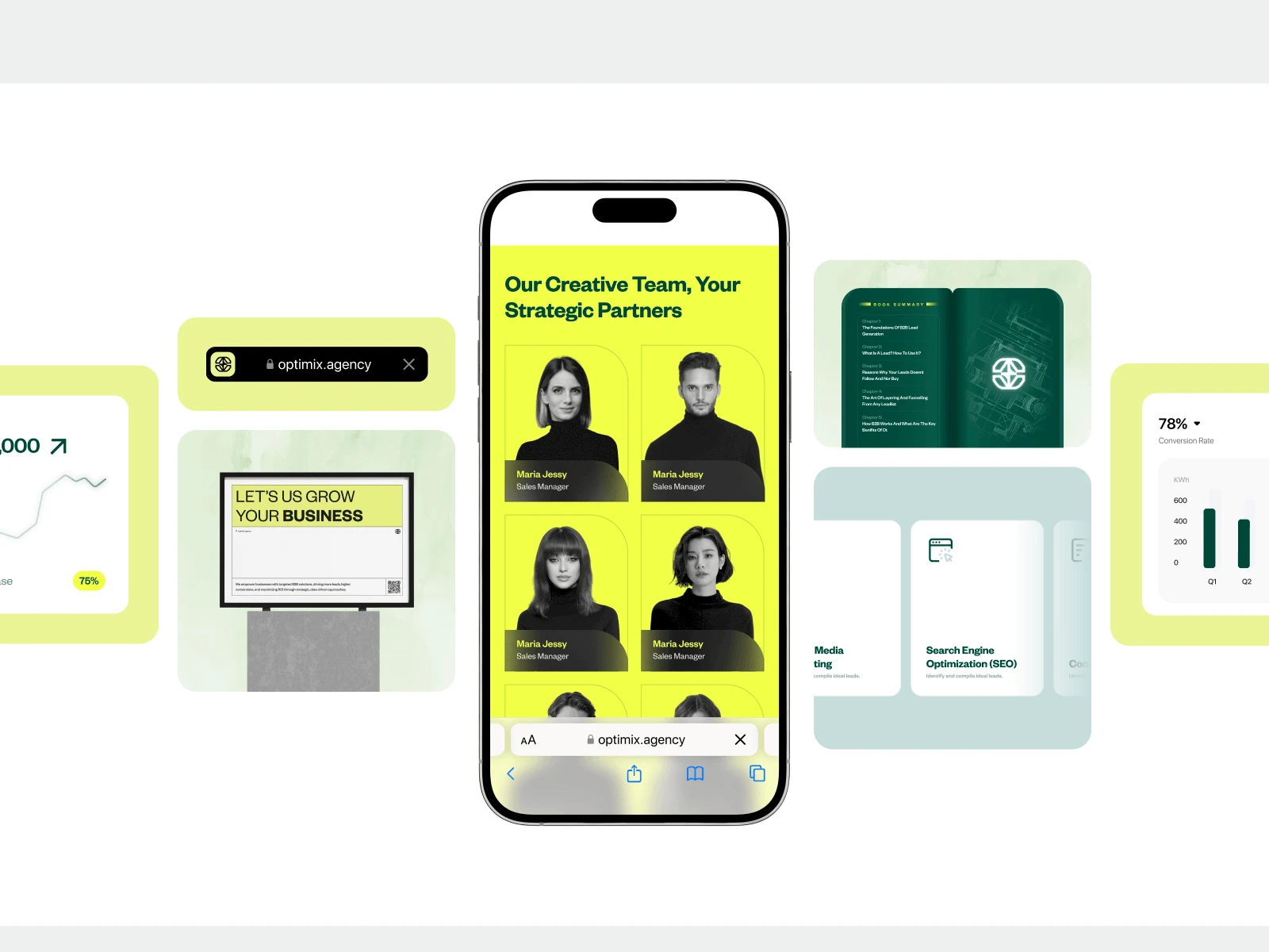 Responsive design for Optimix