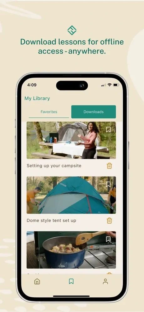 App Store Screenshots: Download Lessons For Offline Access-Anywhere