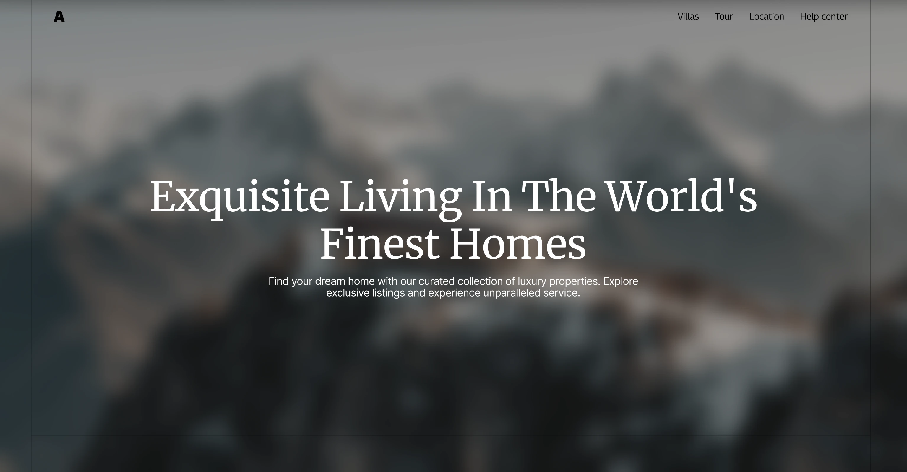 Preface for Real Estate website design project
