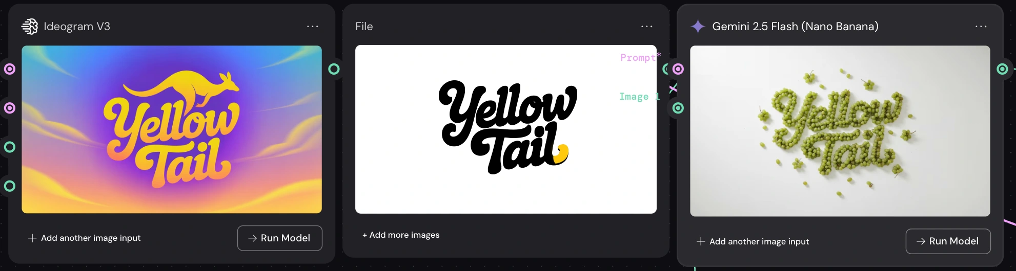 Ideogram gave the first version of the logo, which was then adjusted in Illustrator