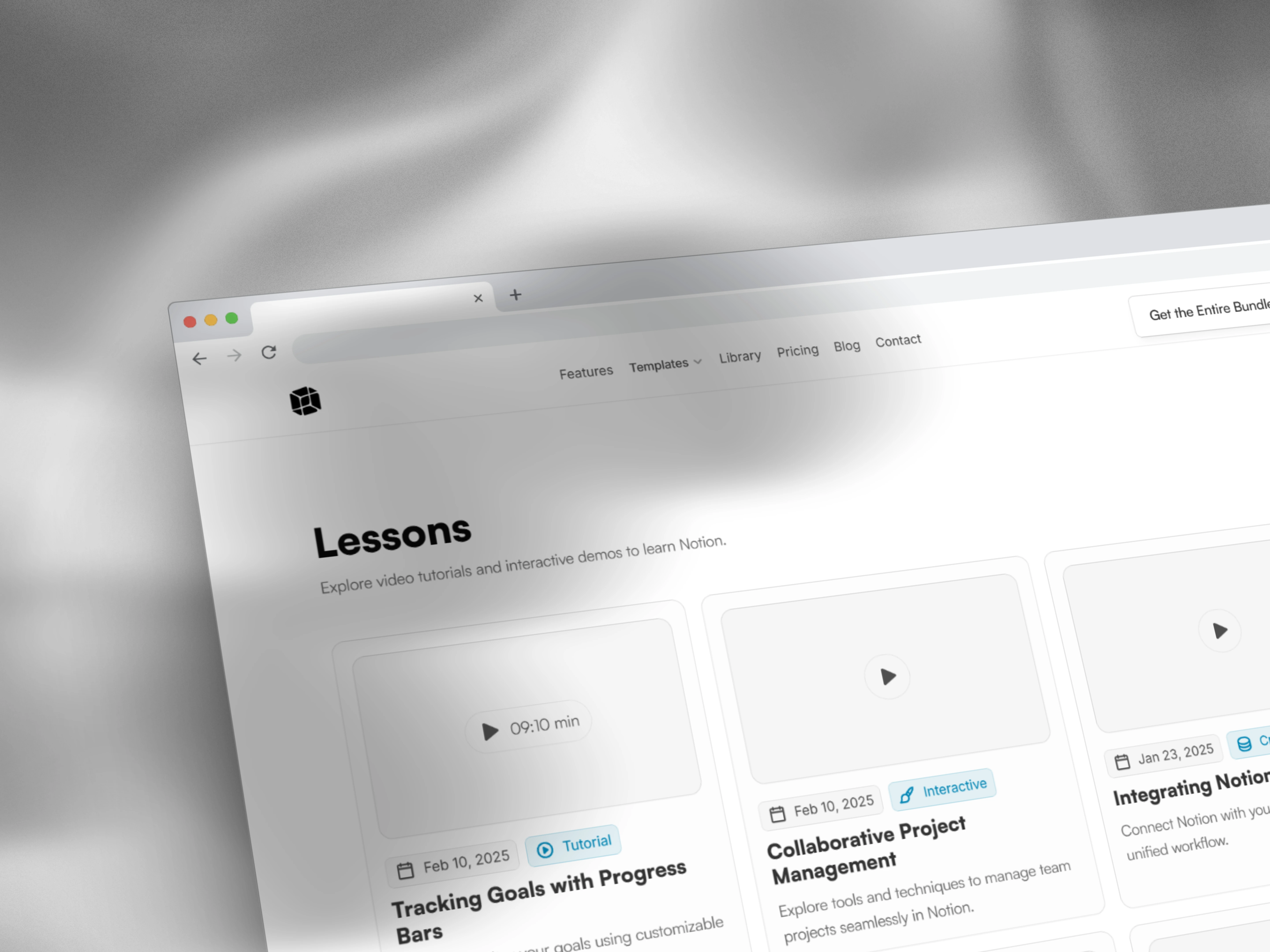 Lessons