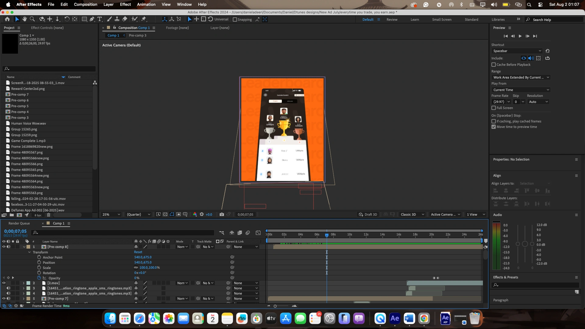 Deliverable 2 - Playground in After Effects