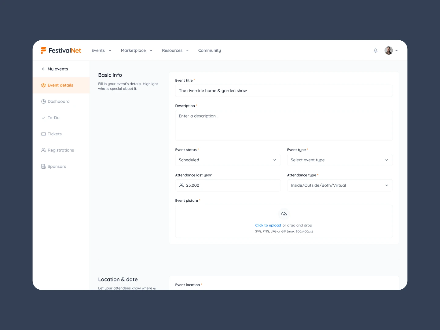 Backend admin platform