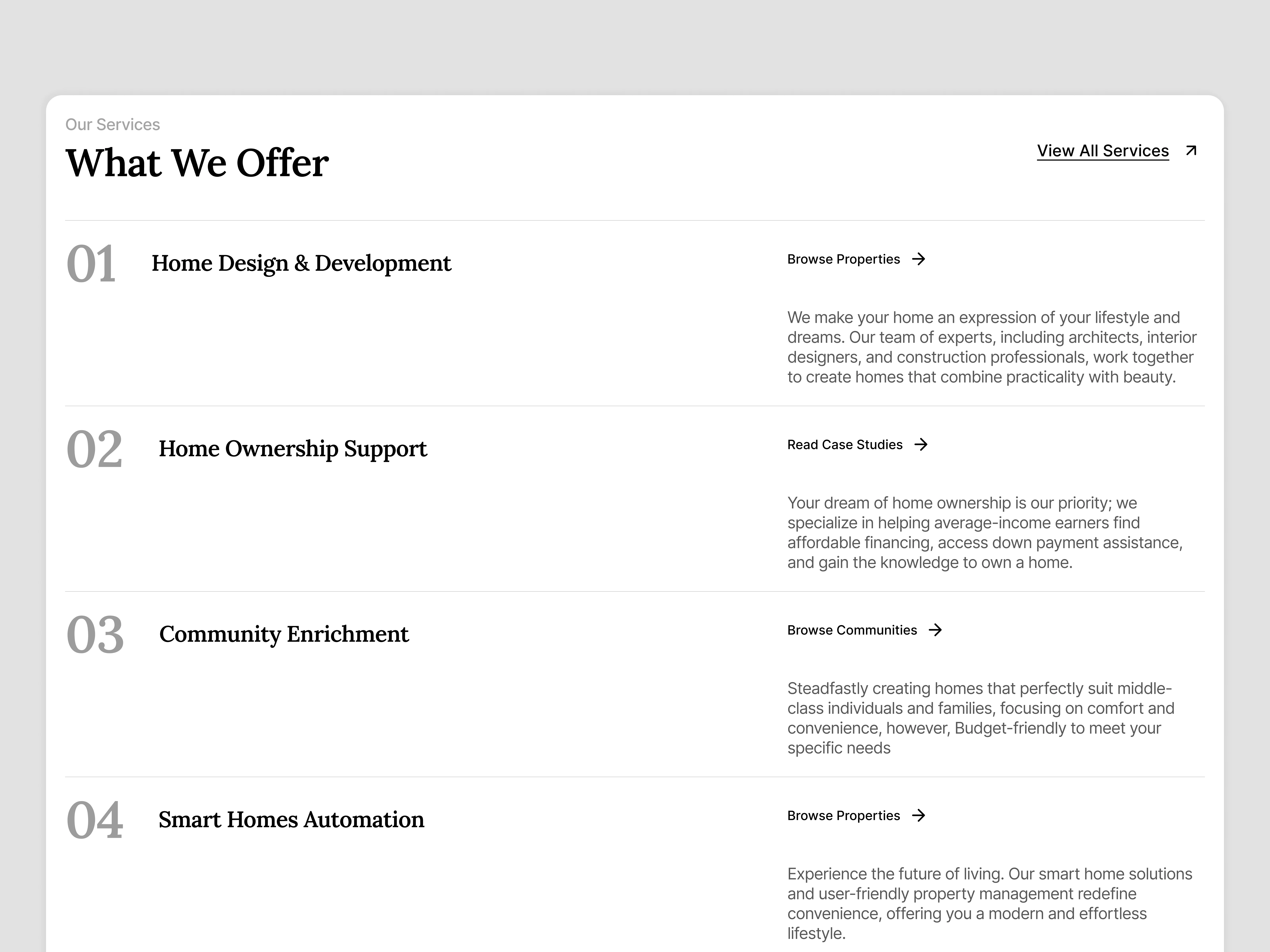 Our Services