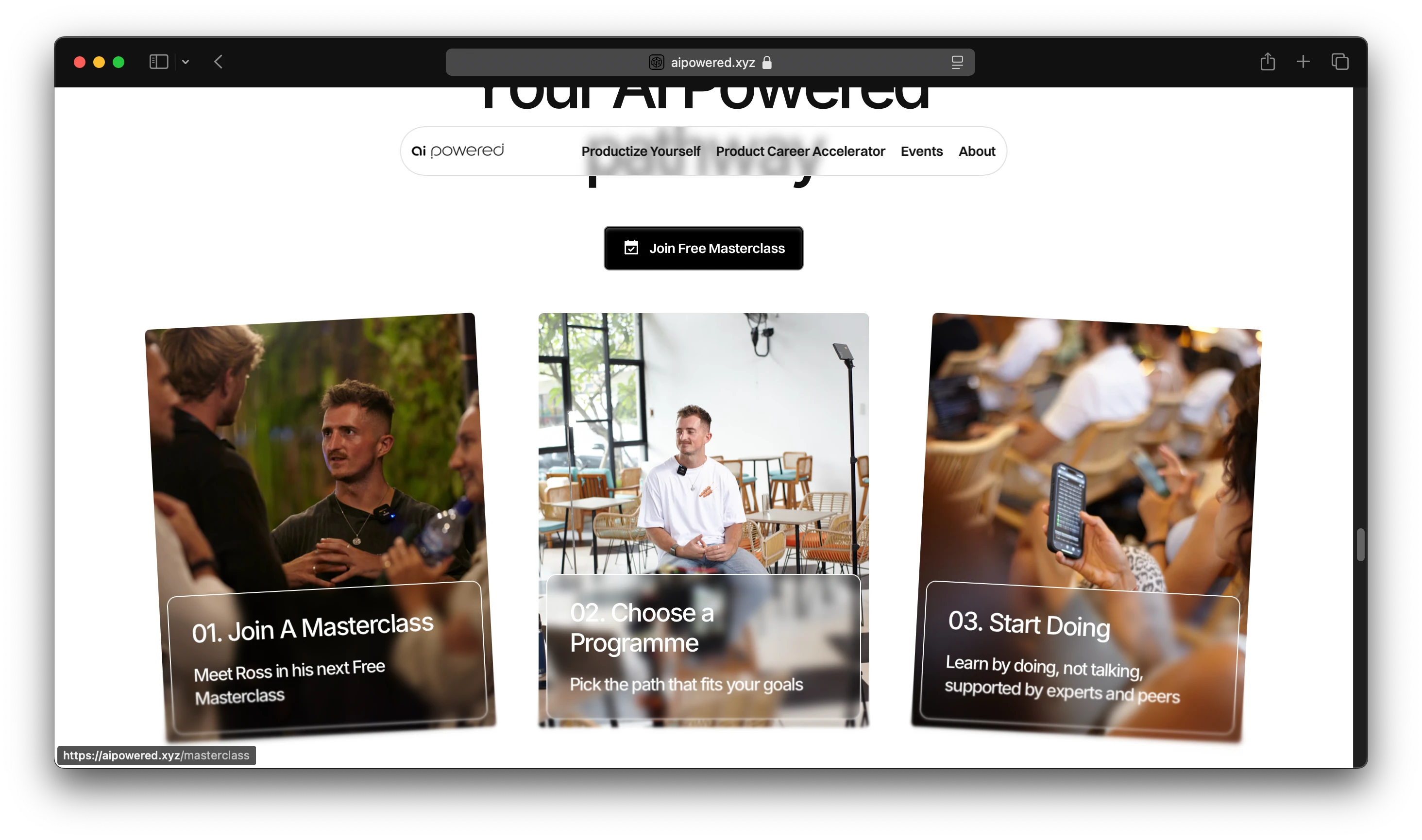 What's in it for you section