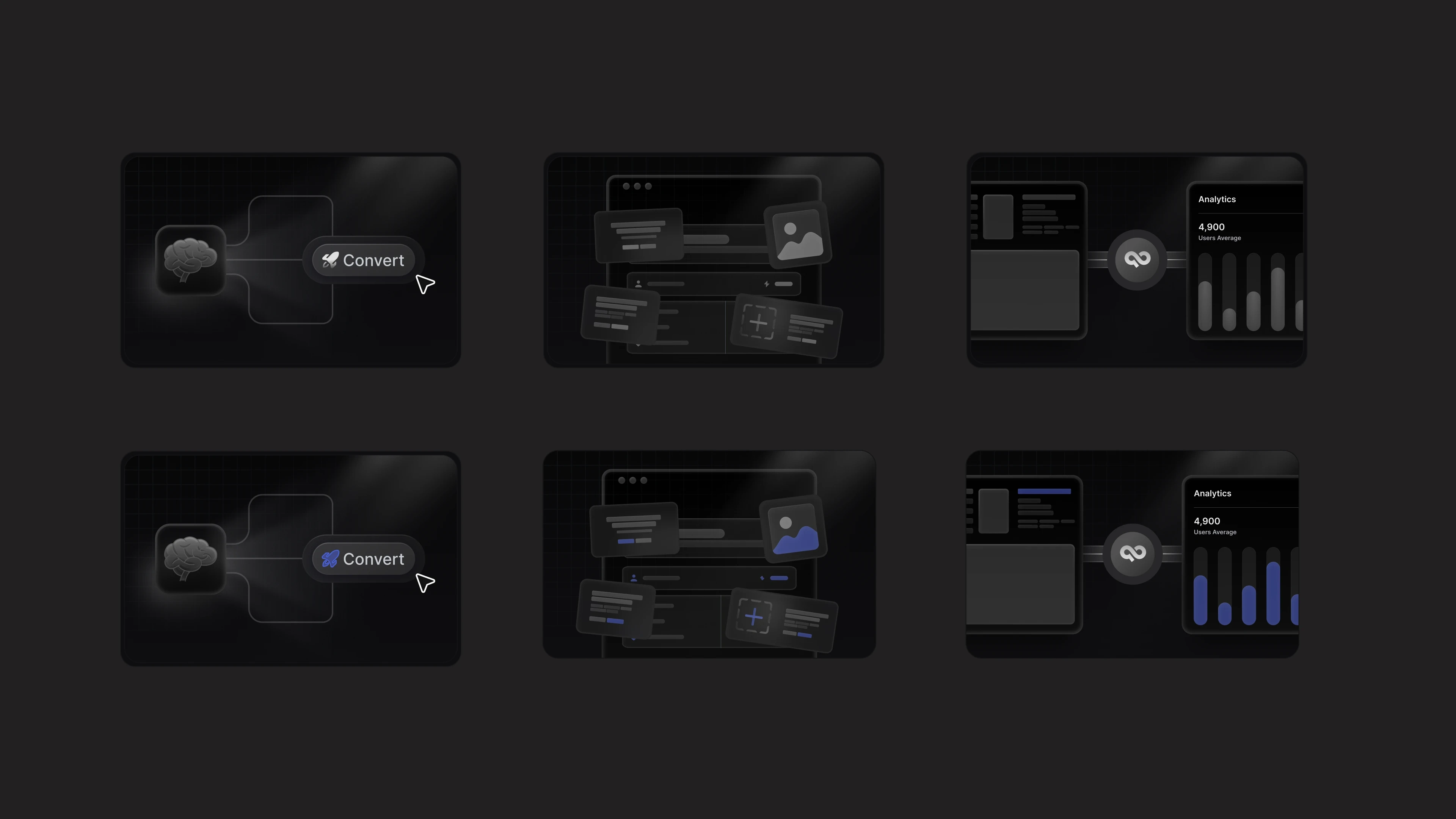 Glassmorphic Modern Web Graphics