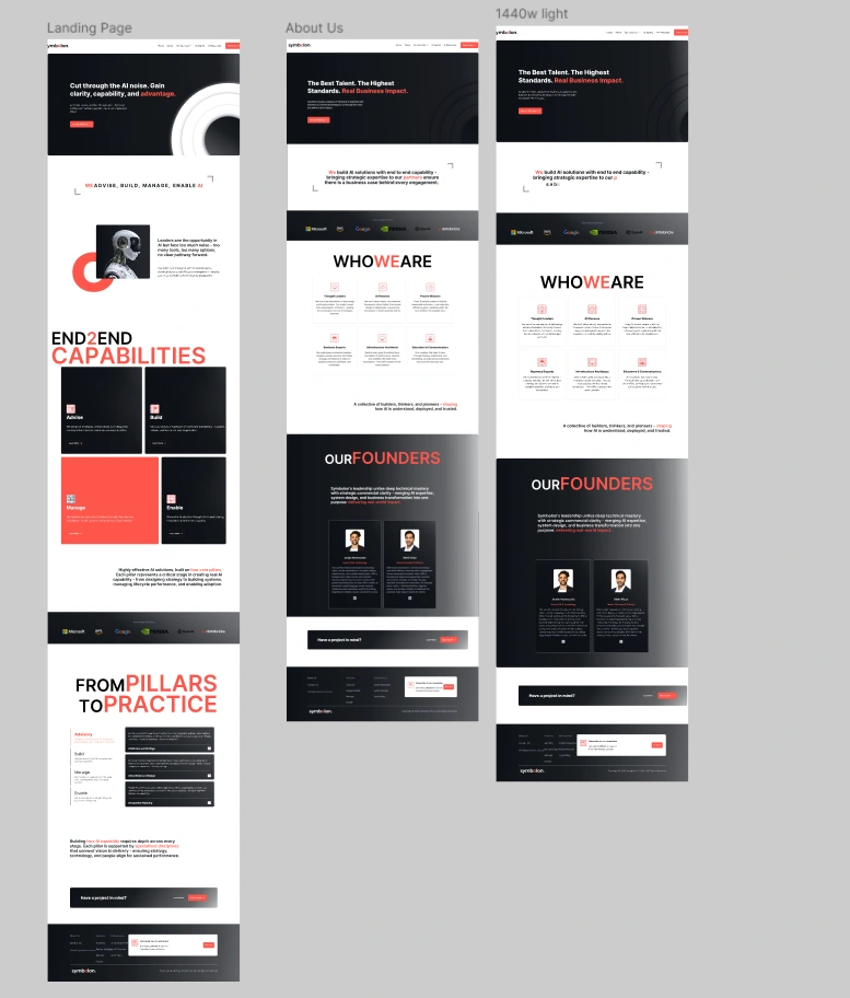 Old website - Symbolon