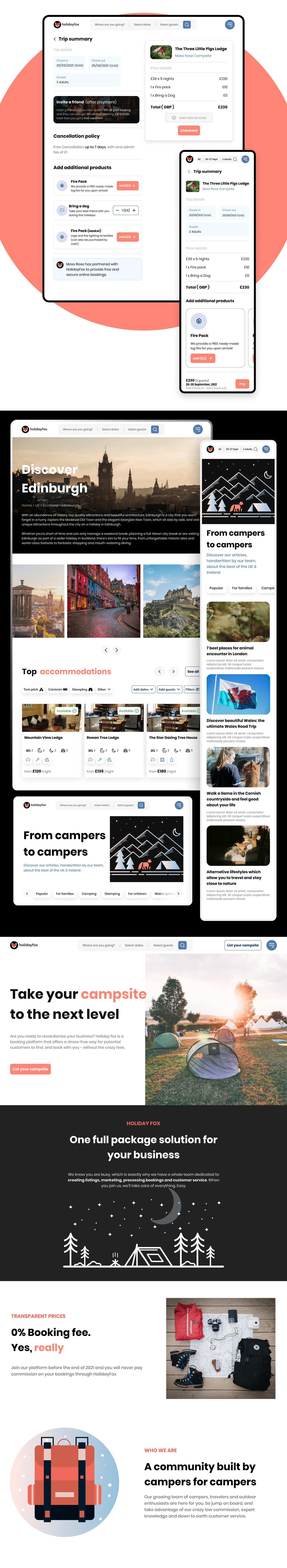 Holidayfox was created by passionate campers