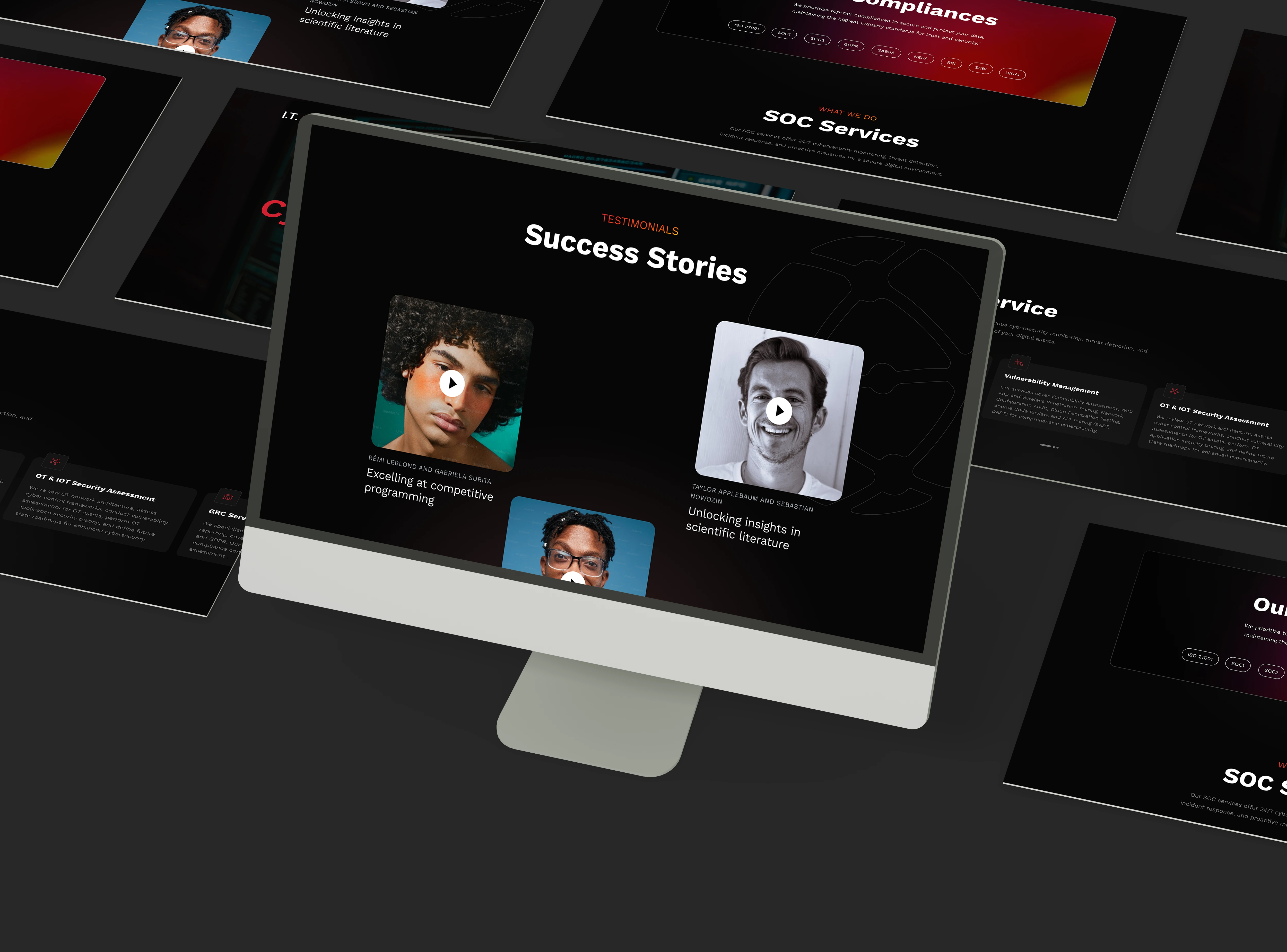 Security company website design