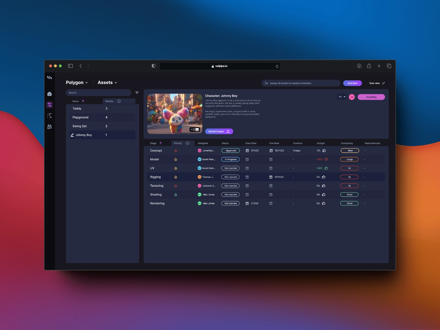 Unipipe - Task Tracker
