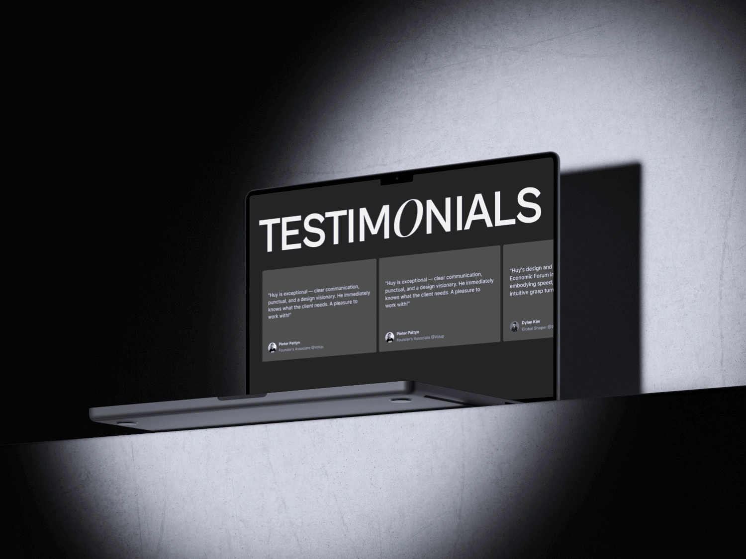 Testimonial Section