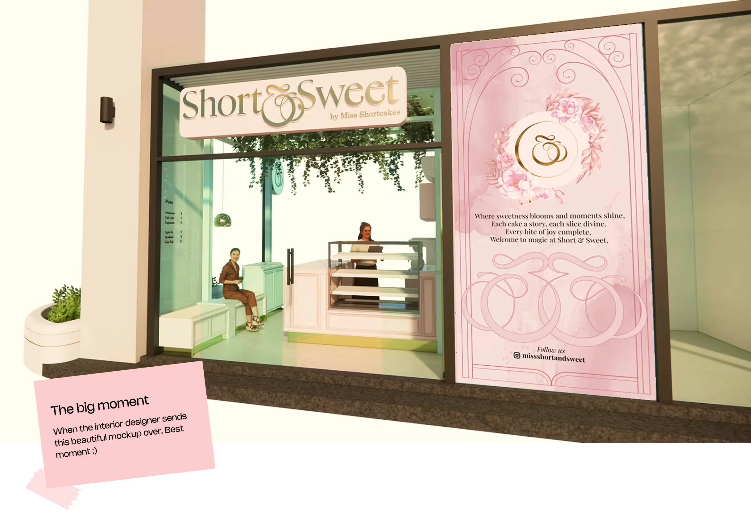 Sending the assets to the interior designer so we can visualise the output better