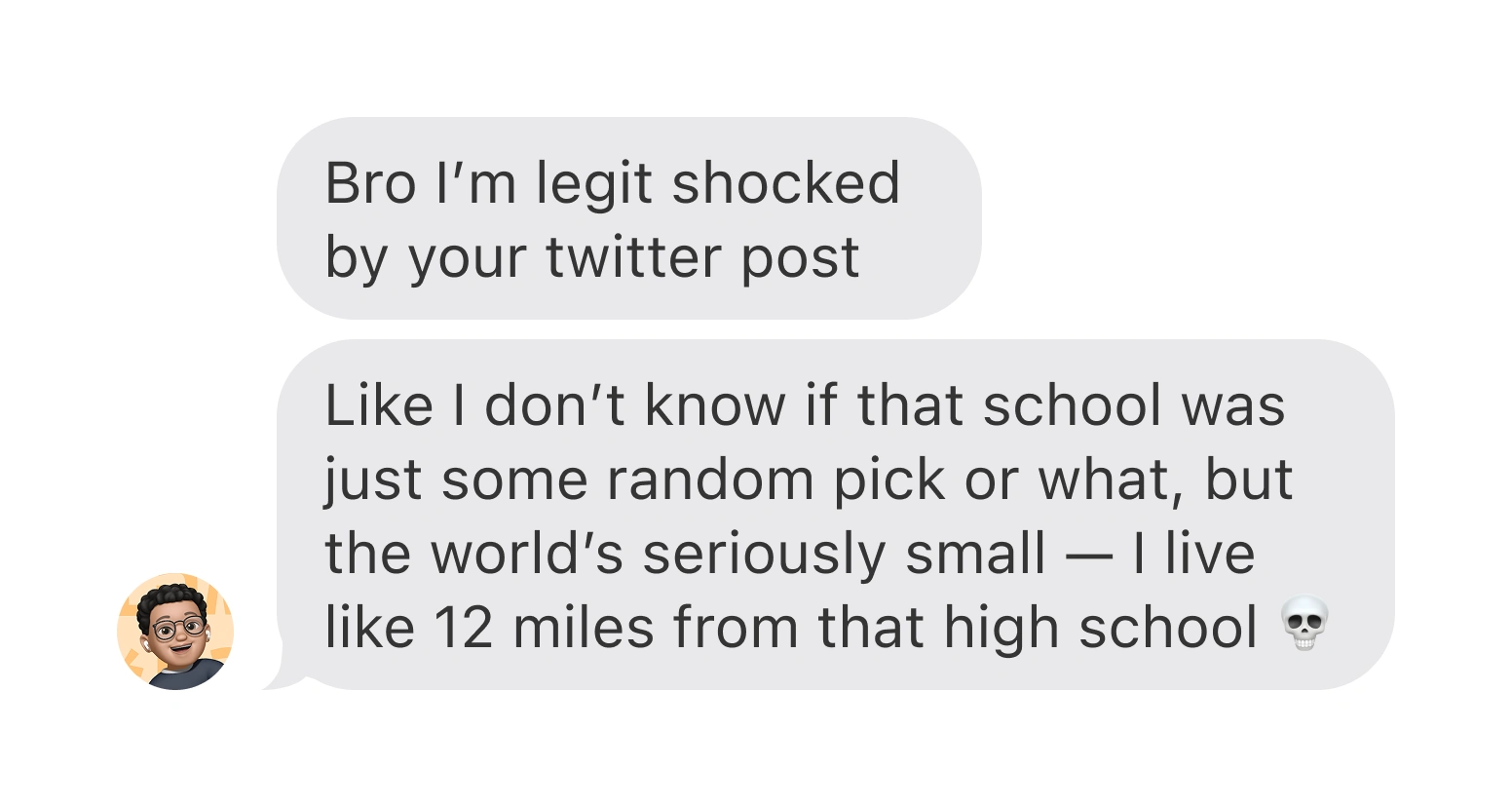 The messages that started it all