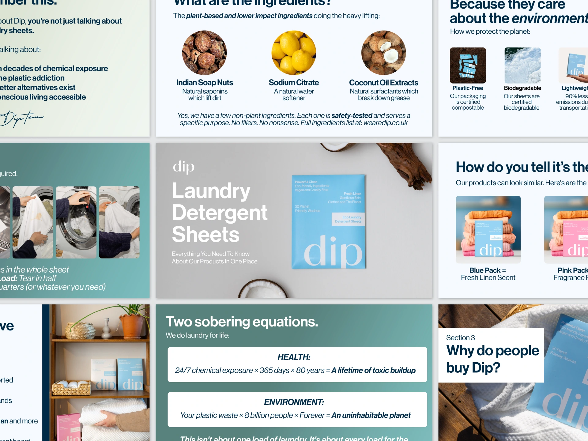 Laundry Sheets - Educational Deck Slides