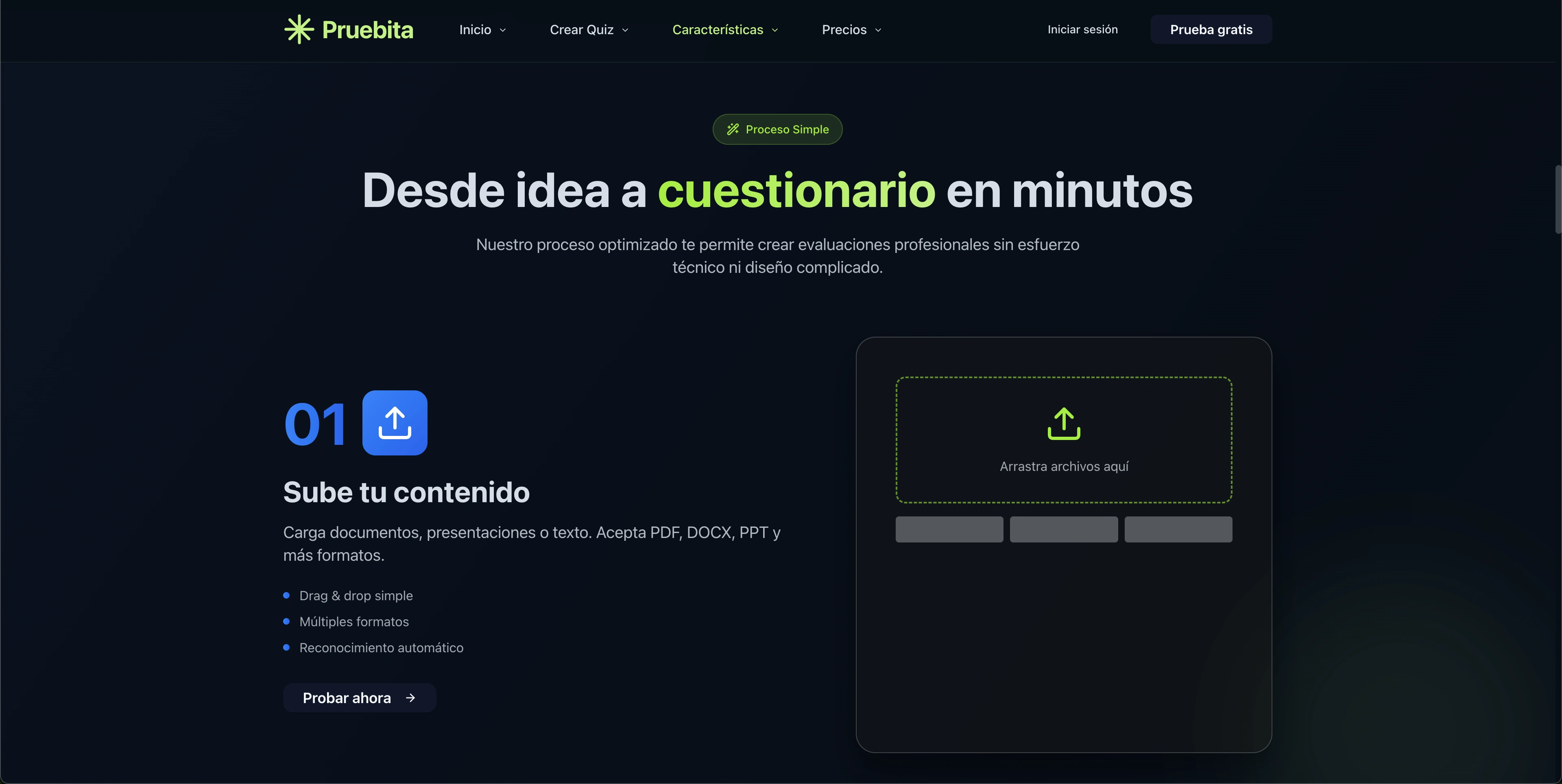 Main Landing Page