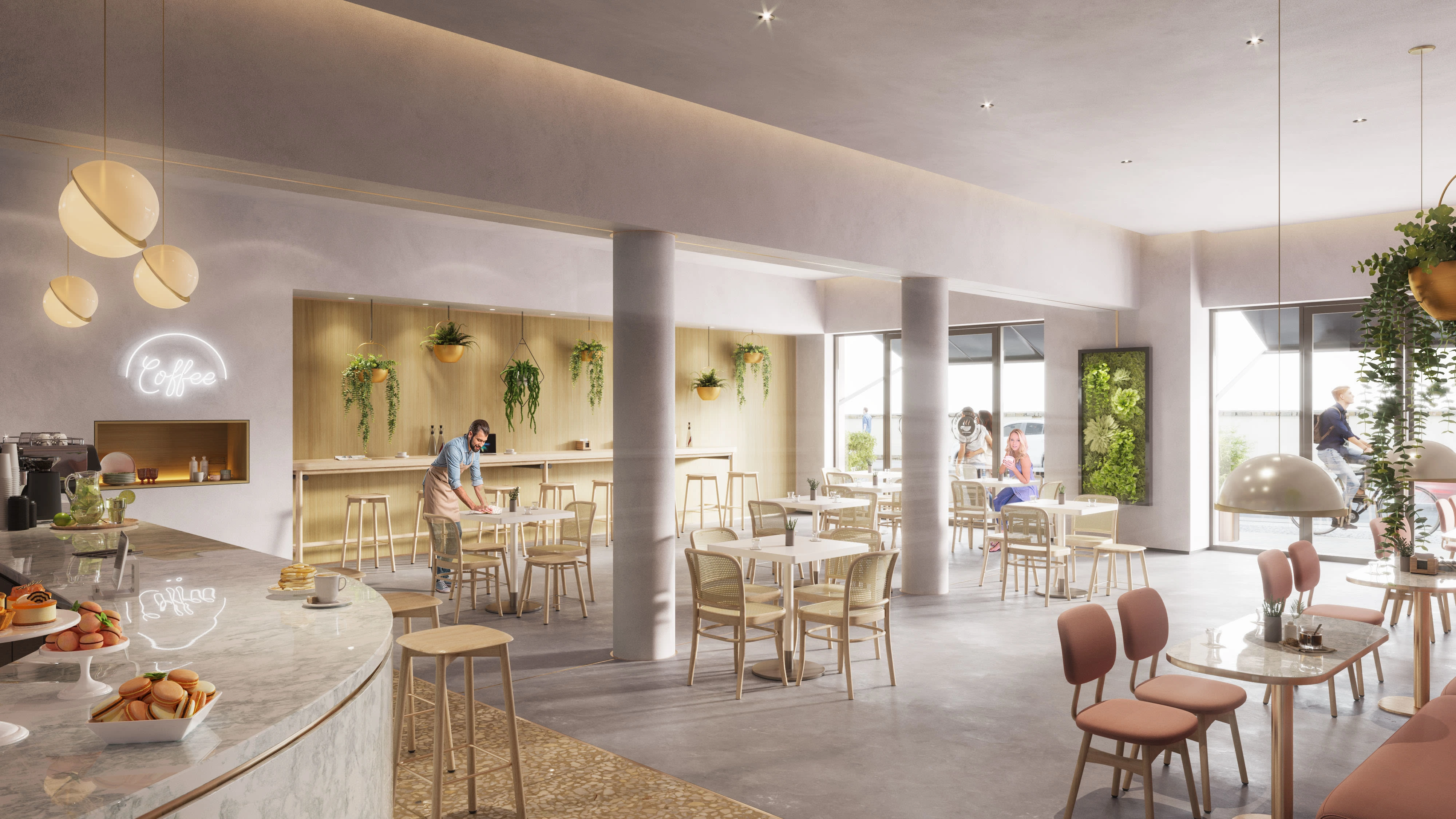 Interior Coffee Shop| Ultra- Realistic