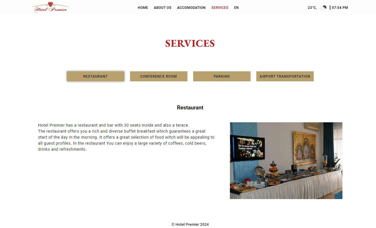 Services Page