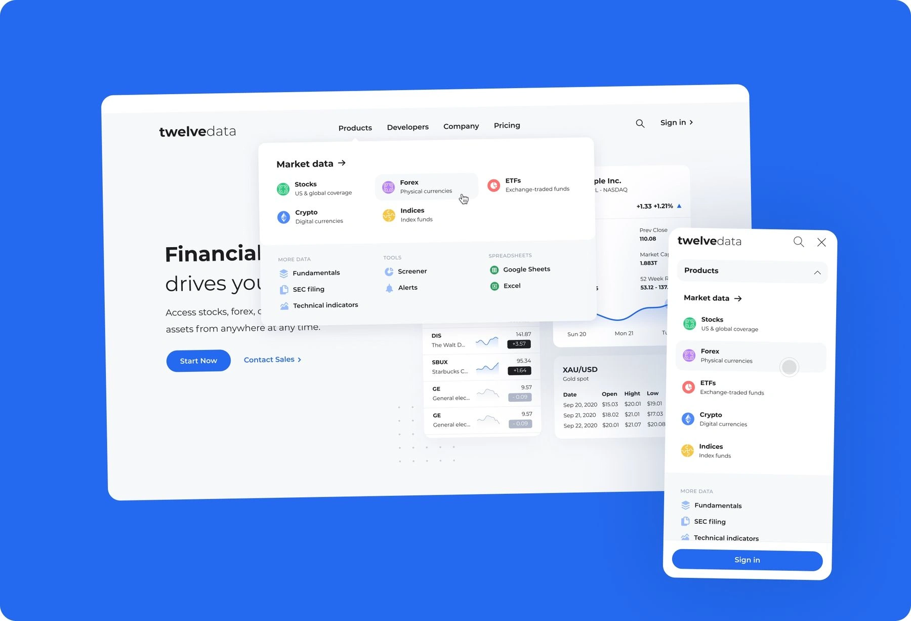 The menu structure is designed with user scenarios and the future development of the service in mind.