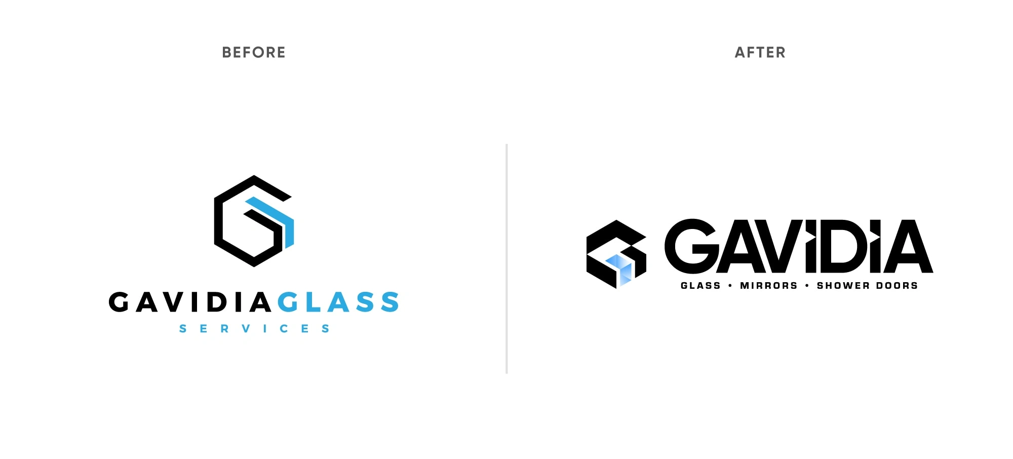 Logo evolution: from Gavidia Glass to Gavidia